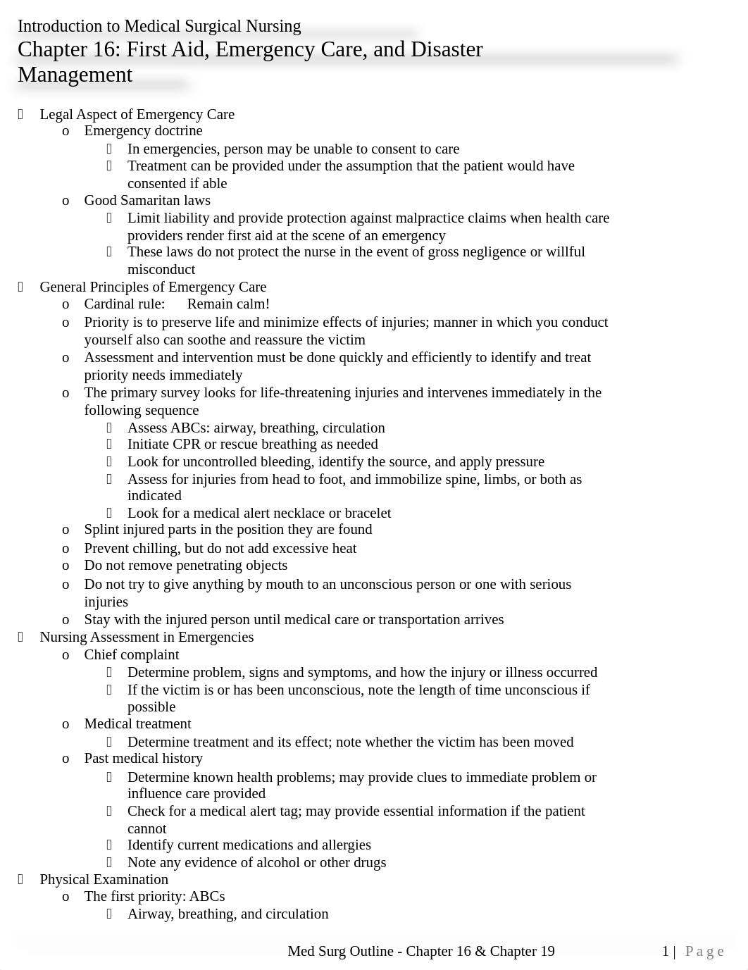 Med Surg Outline - Chapter 16 & Chapter 19.docx_dg8rgr83mrm_page1