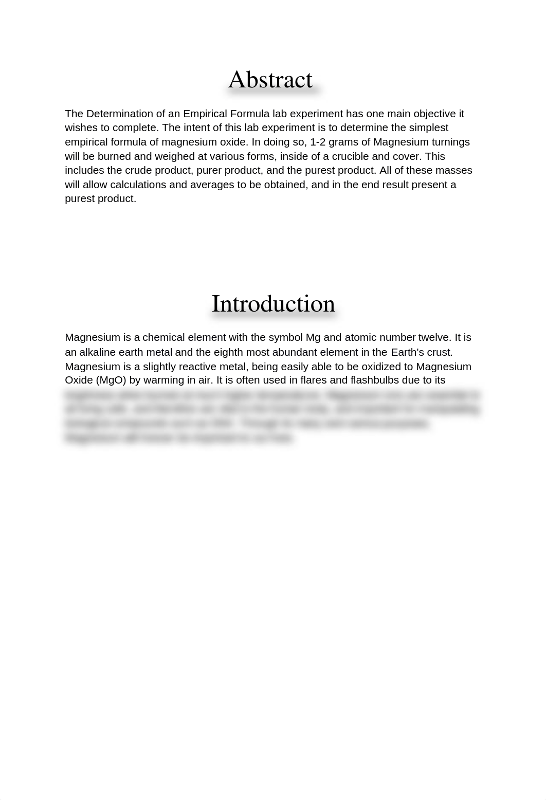 Lab Report: Determination of an empirical formula_dg8s1az18zo_page2