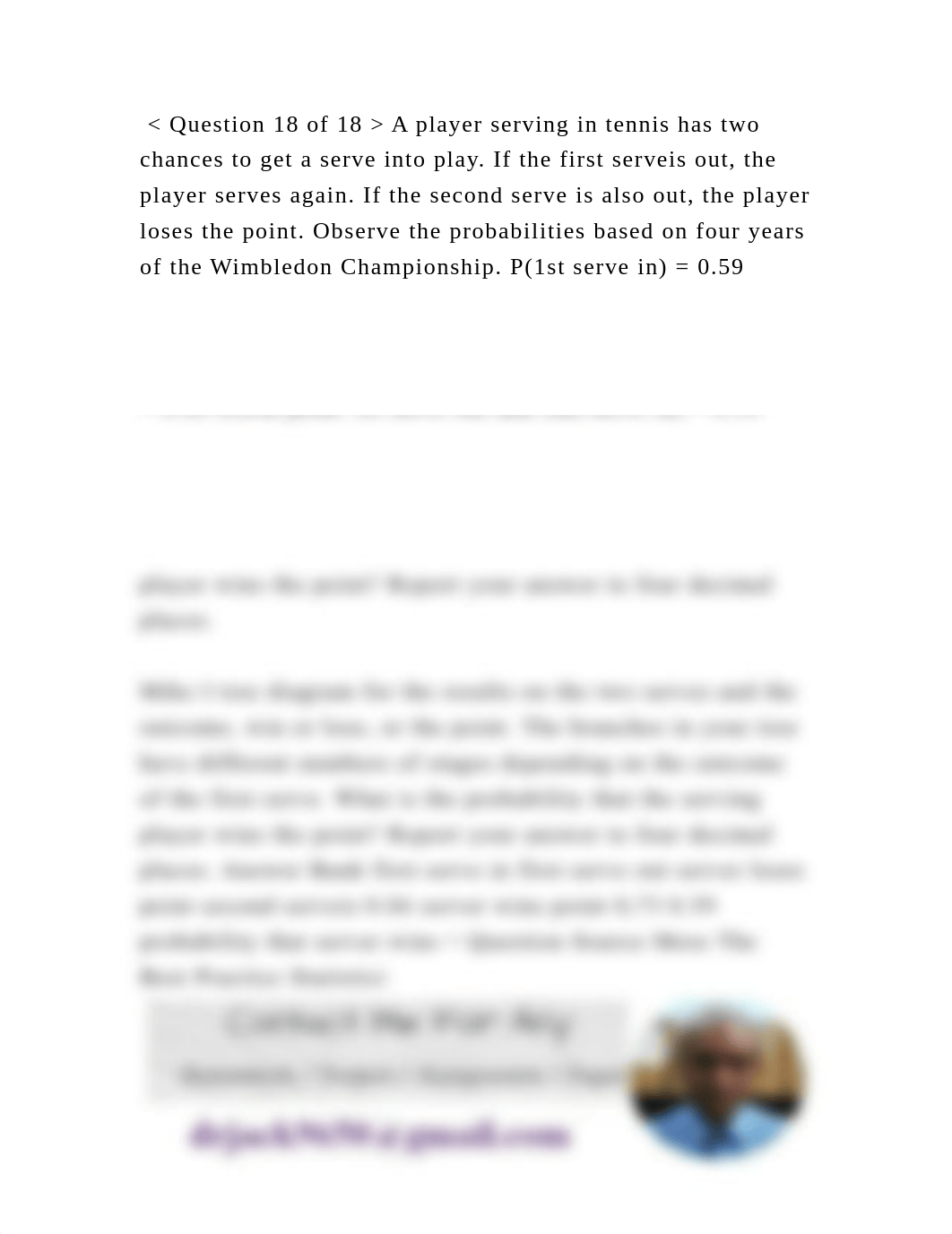 Question 18 of 18  A player serving in tennis has two chances to g.docx_dg9c43kq2im_page2