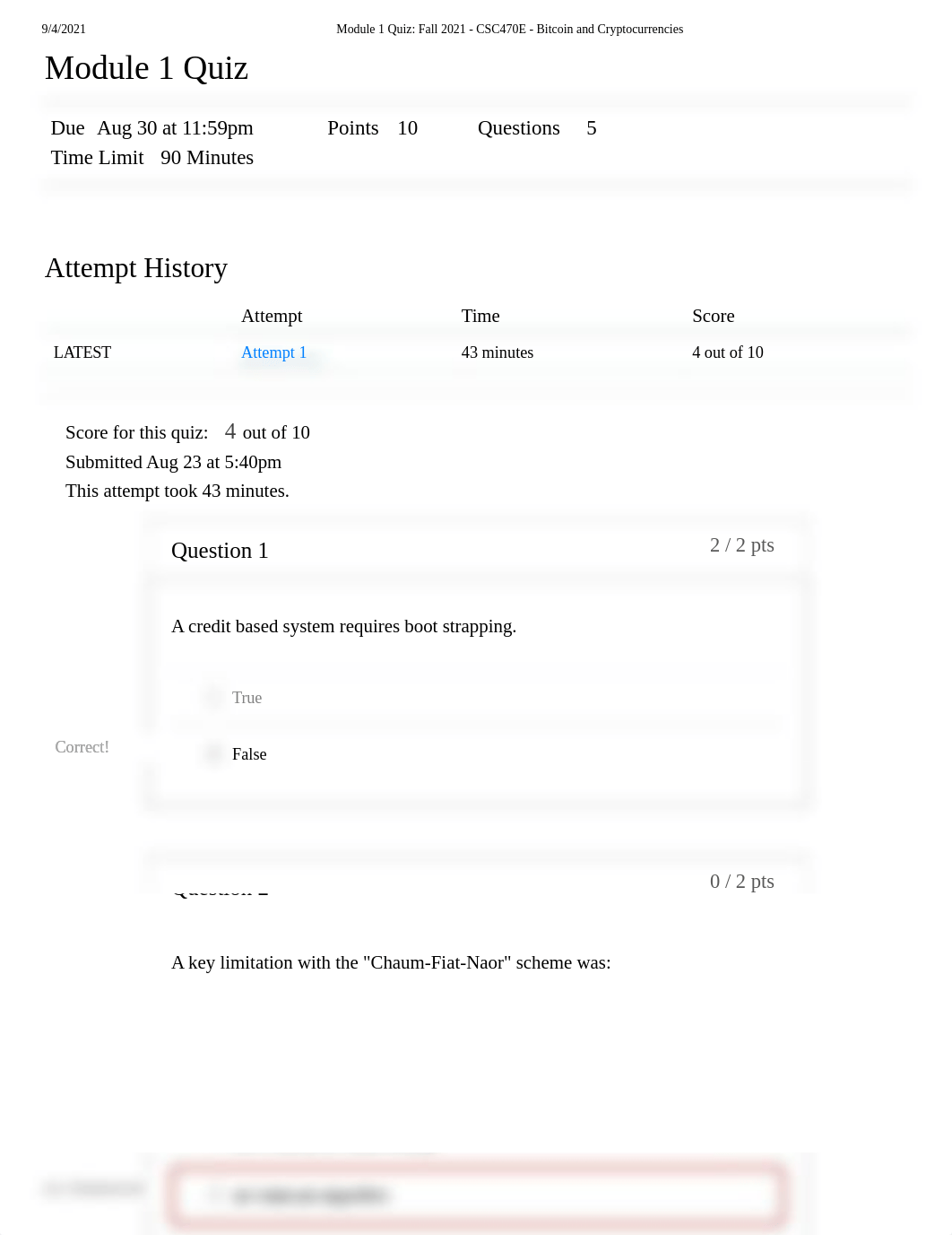 Module 1 Quiz_ Fall 2021 - CSC470E - Bitcoin and Cryptocurrencies.pdf_dg9jmot76kk_page1