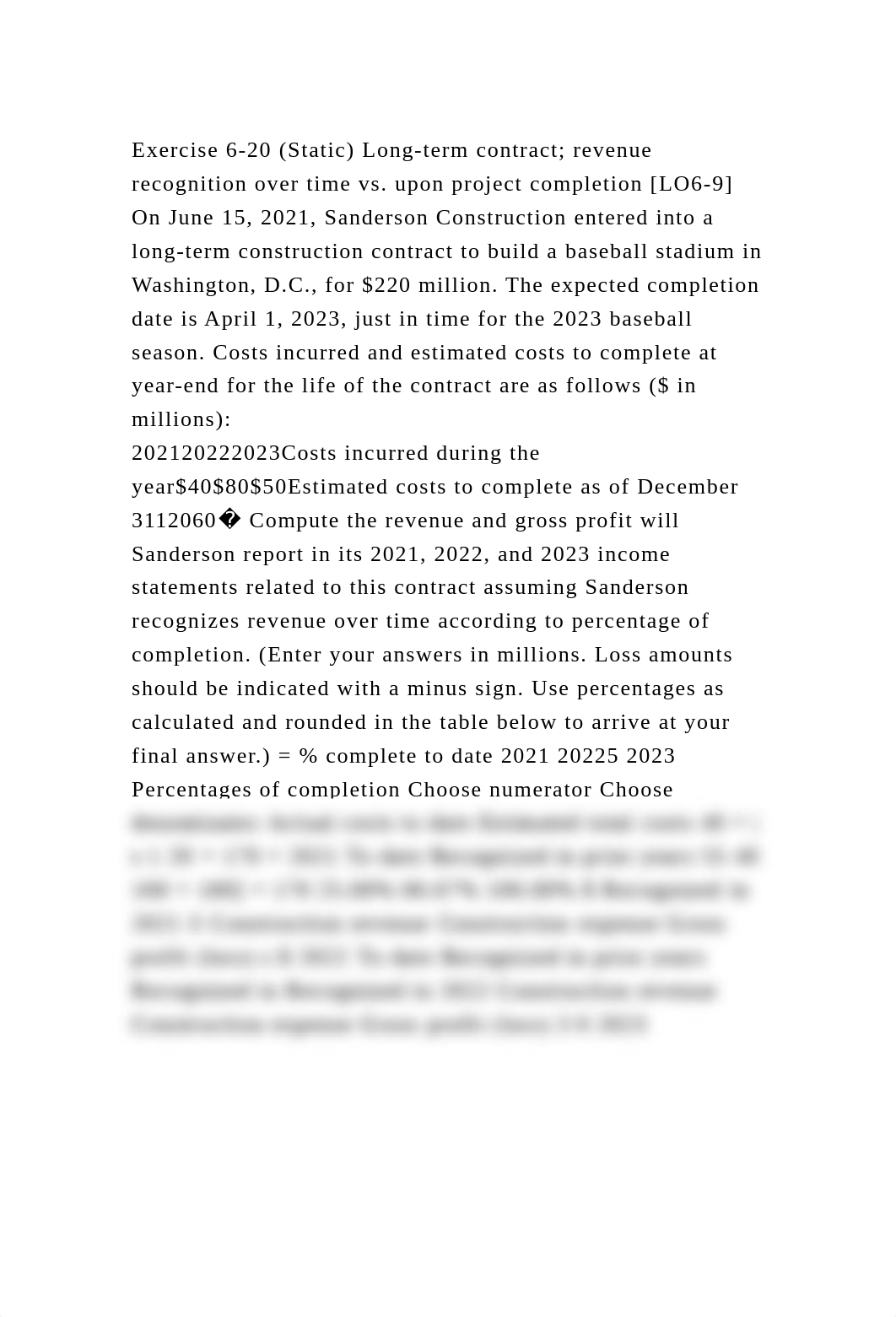 Exercise 6-20 (Static) Long-term contract; revenue recognition over .docx_dgacmzvrdam_page2