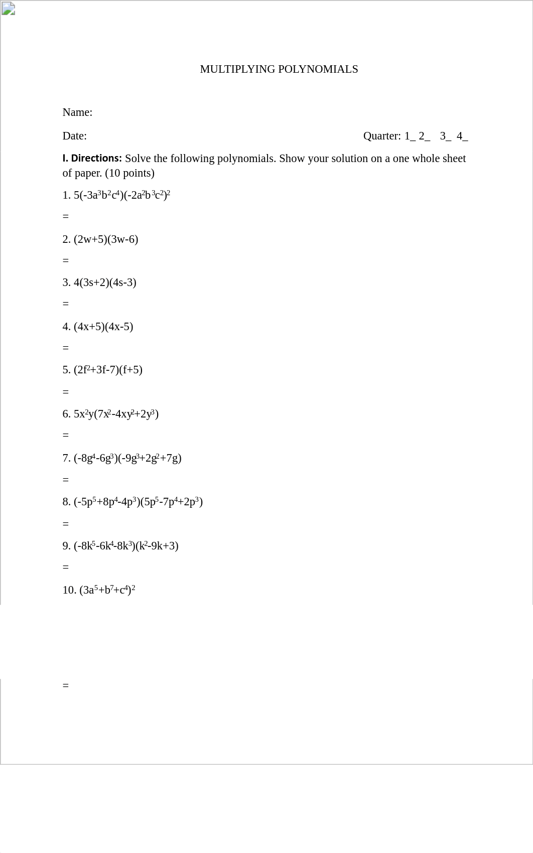 math quiz multiplying polynomials.pdf_dgam5iqnsrs_page1