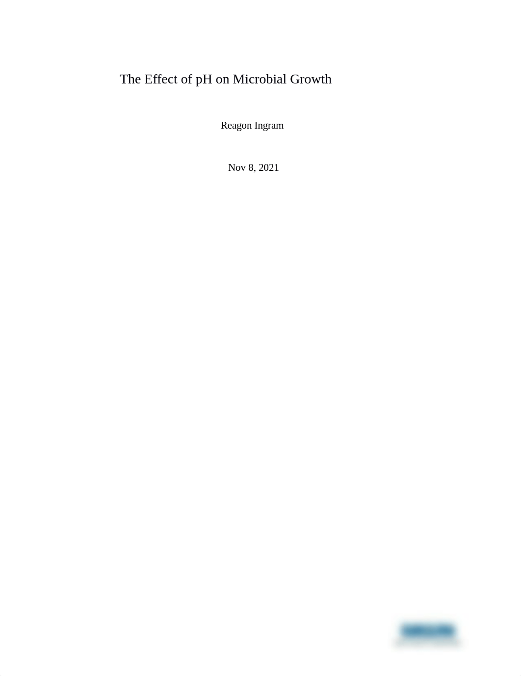 The Effect of pH on Microbial Growth SUBMISSION MICRO .docx_dgamygzr2za_page1