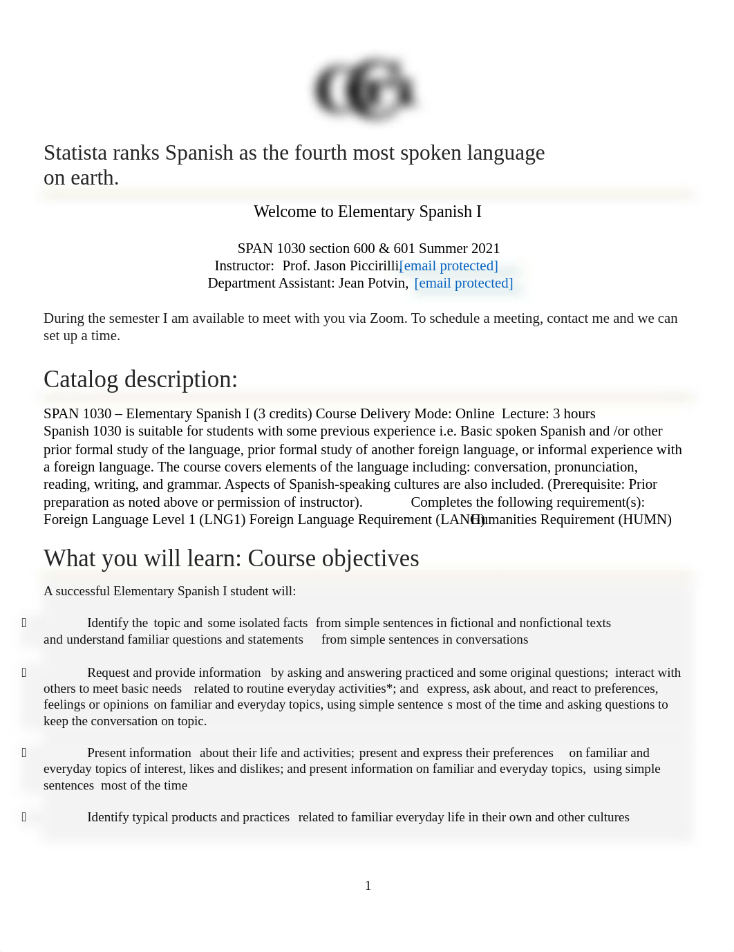 Syllabus SPAN 1030 - 600 & 601 Summer 2021.docx_dgao58onfnf_page1