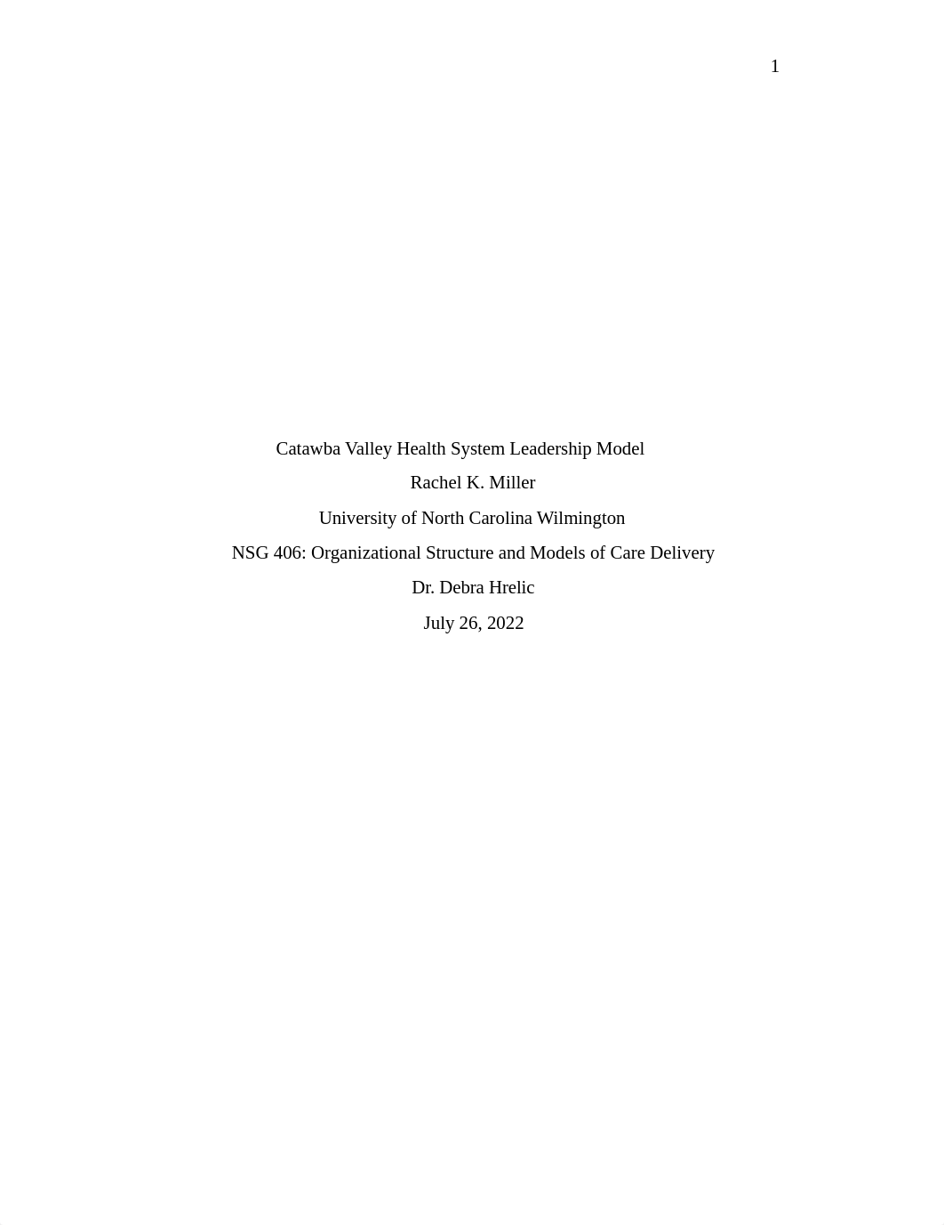 Organizational Structure and Model of Care Delivery RKM.docx_dgarexnet3l_page1