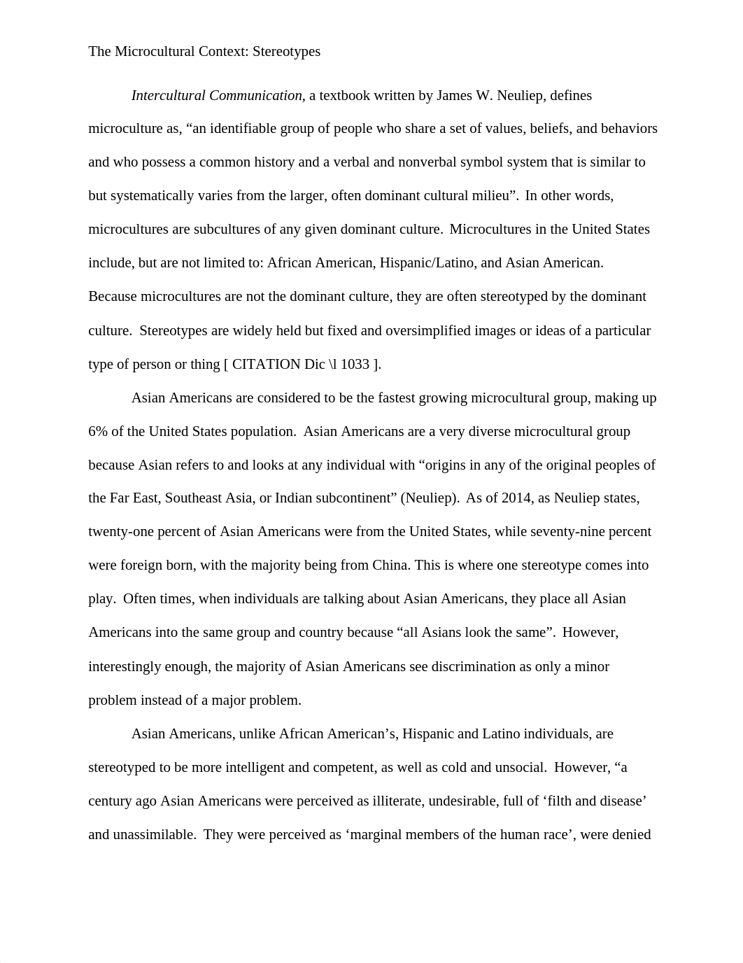 CNA 467 - Paper 1 (Microcultural Context; Sterotypes).docx_dgayqalr779_page2