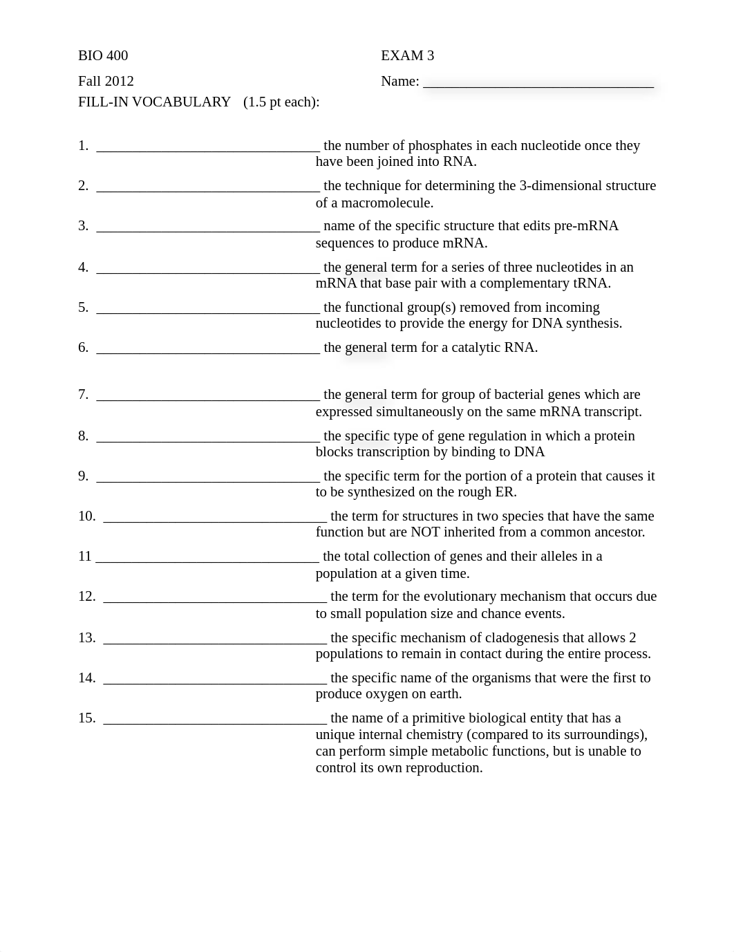 BIO 400 Exam 3 S13_dgaz2inmvg7_page1