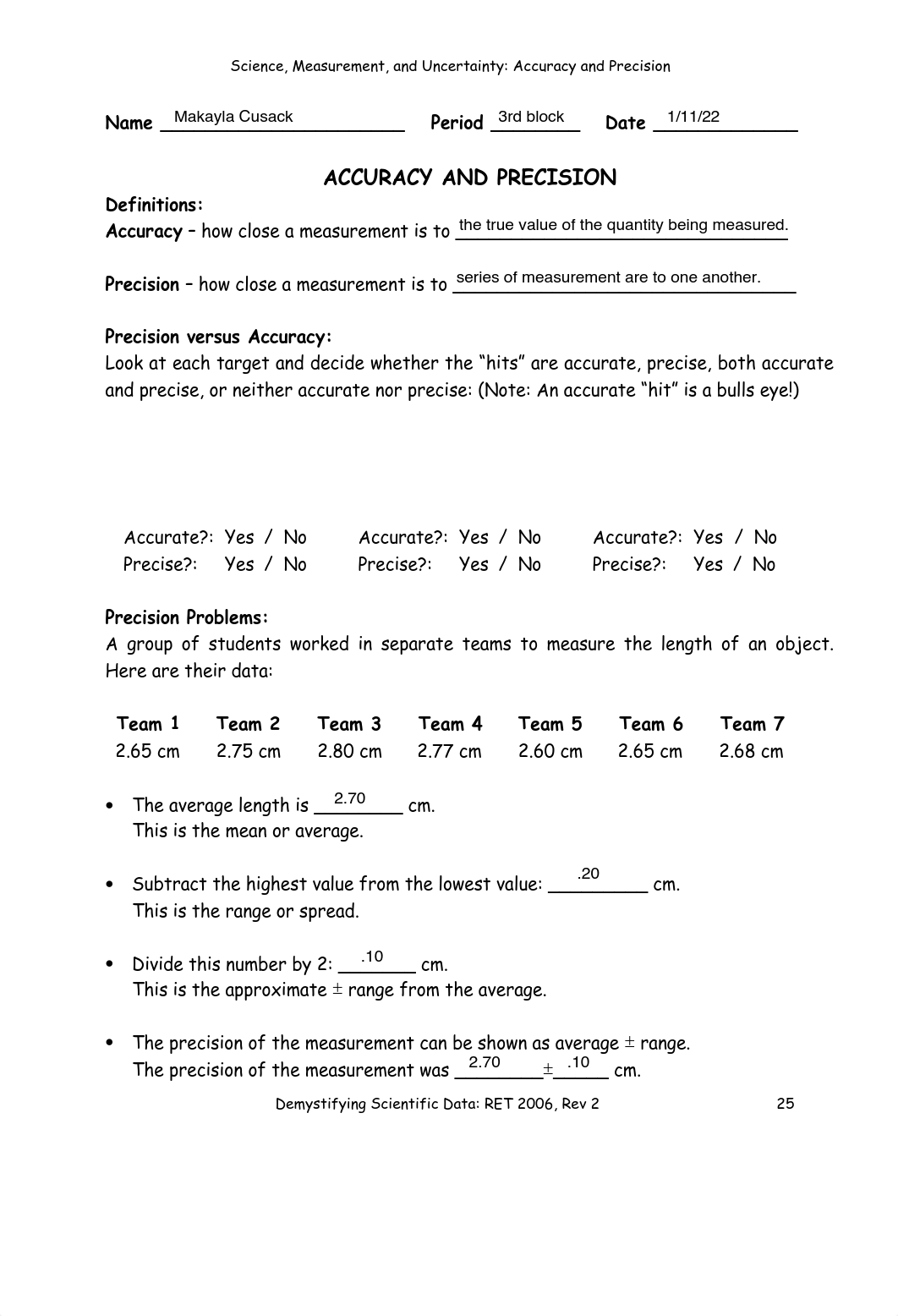 Accuracy and Precision Lab worksheet.pdf_dgb4t7lmhln_page1