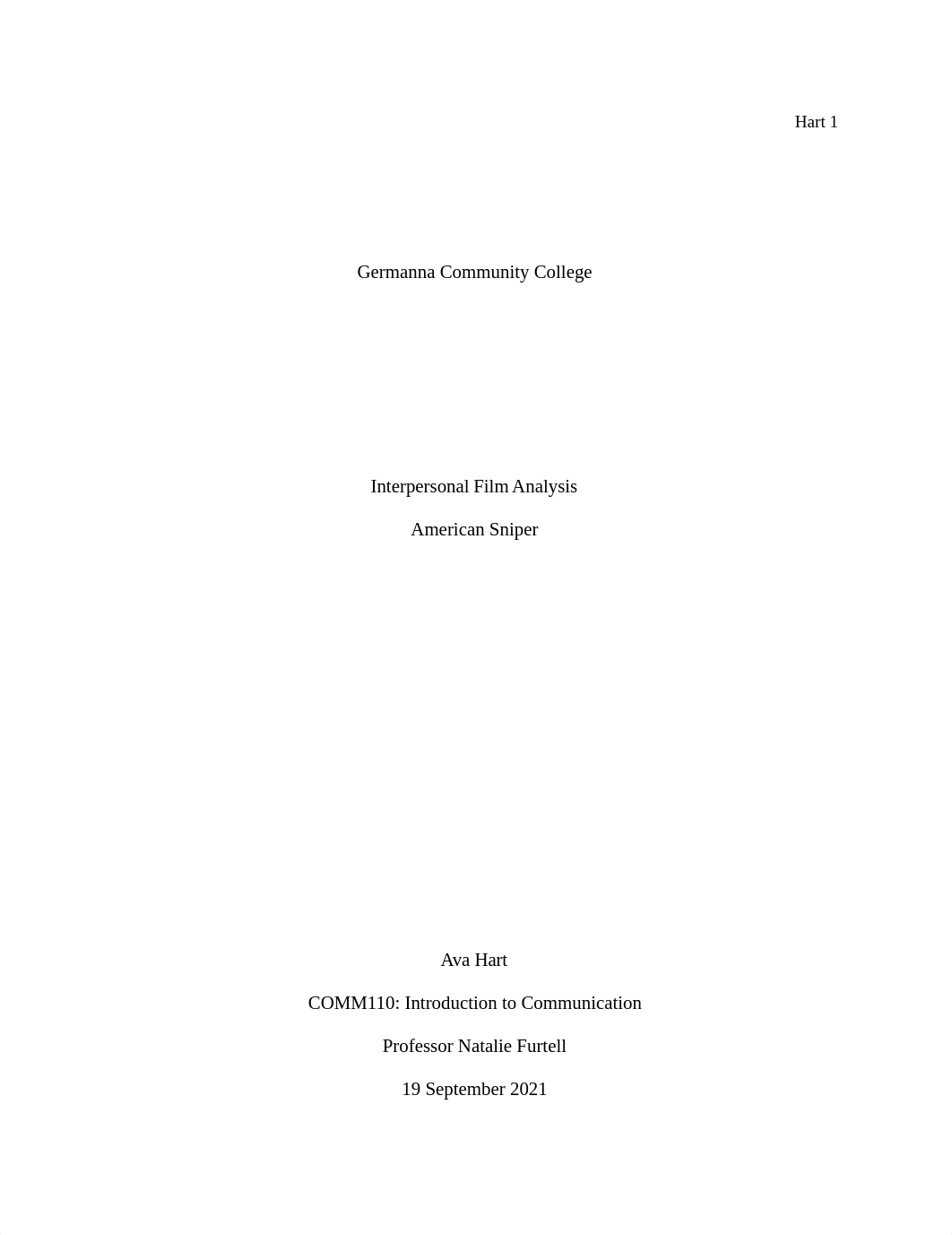 American Sniper Interpersonal Film Analysis .docx_dgbt9htxpk4_page1