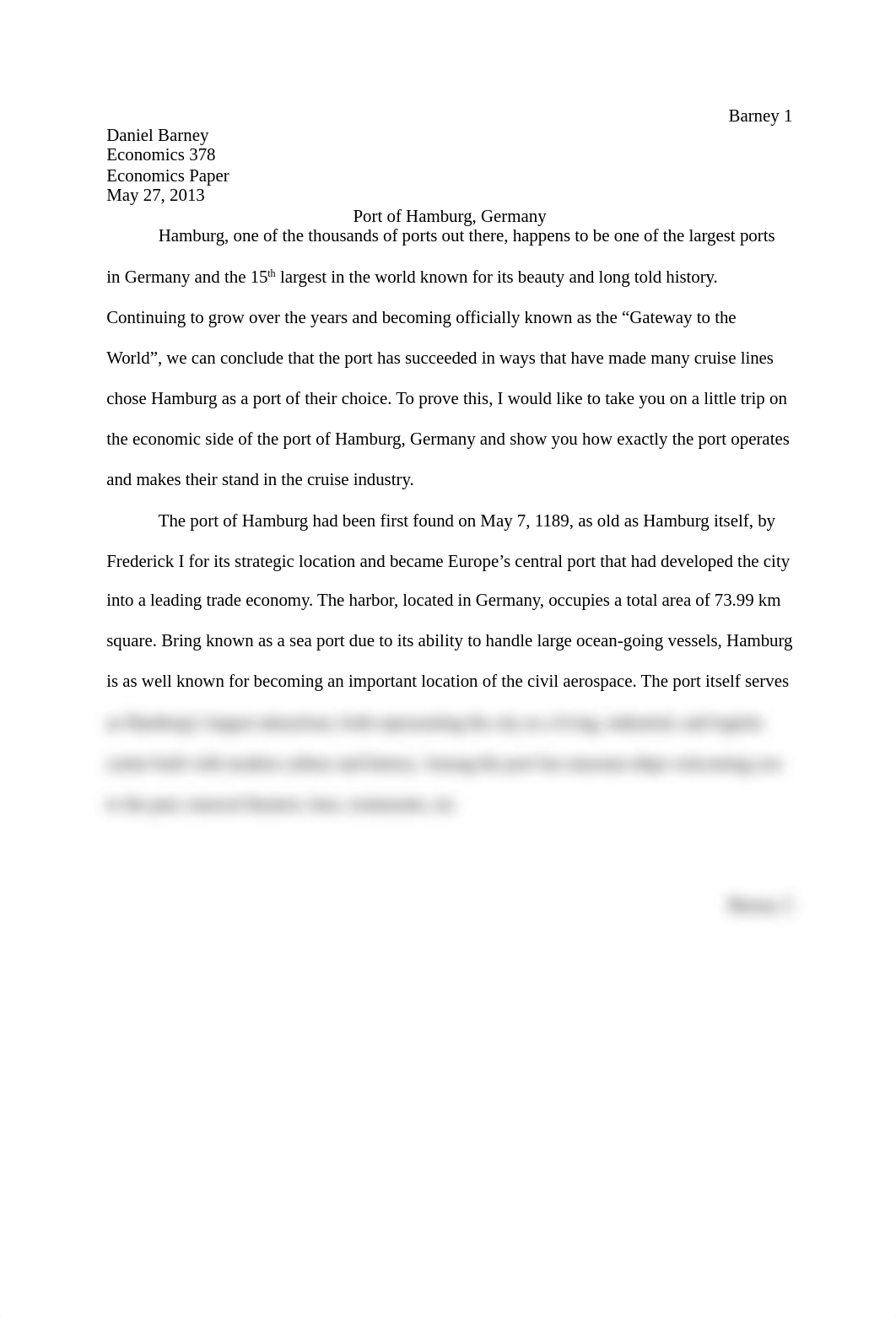 Hamburg, Germany Port Essay_dgc3yxvb4hy_page1