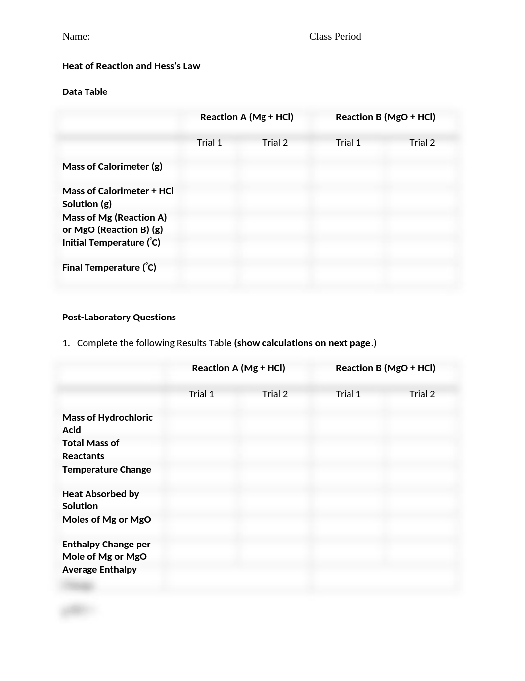 Flinn Heat of Reaction and Hess's Law.docx_dgc7j9k3gu8_page1