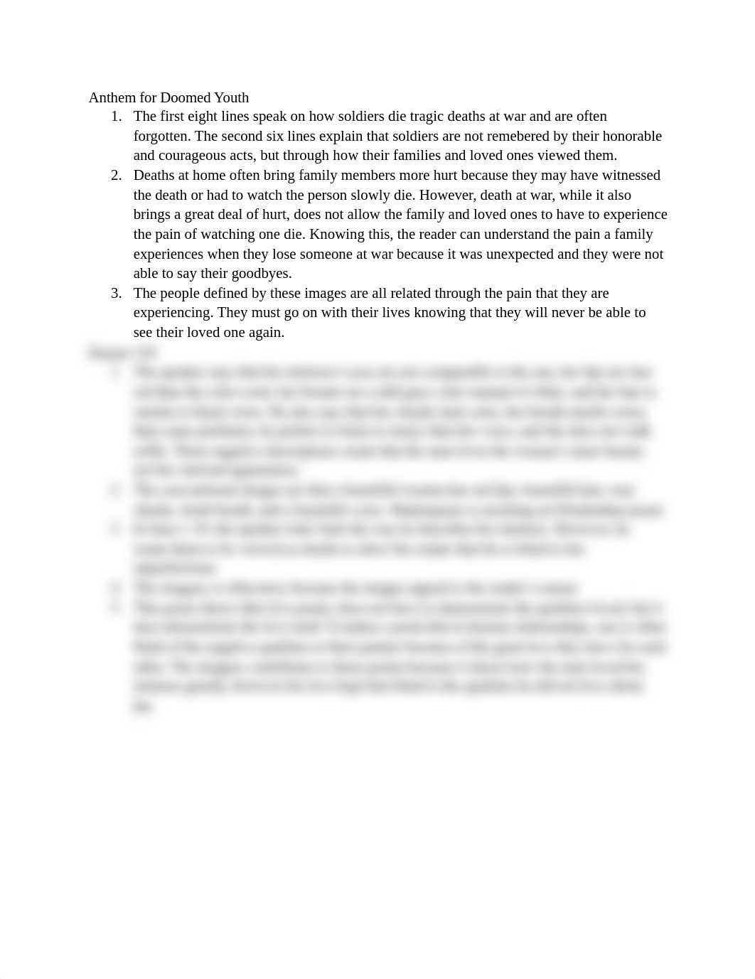 Anthem for Doomed Youth and Sonnet 130 Questions.pdf_dgcfwsb8vw2_page1