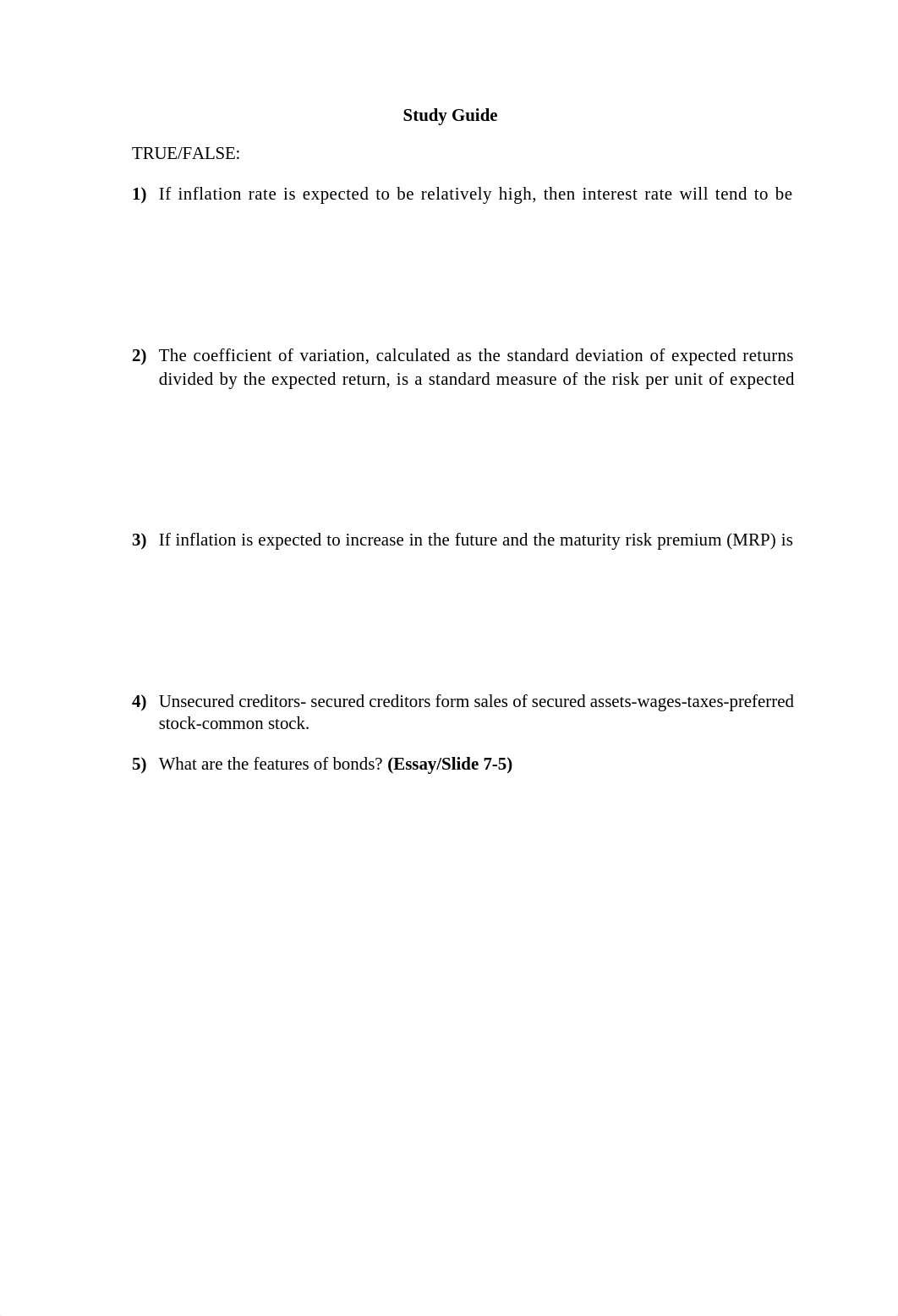 Principles of Finance Test #2 Study Guide_dgcq0qorx4v_page1