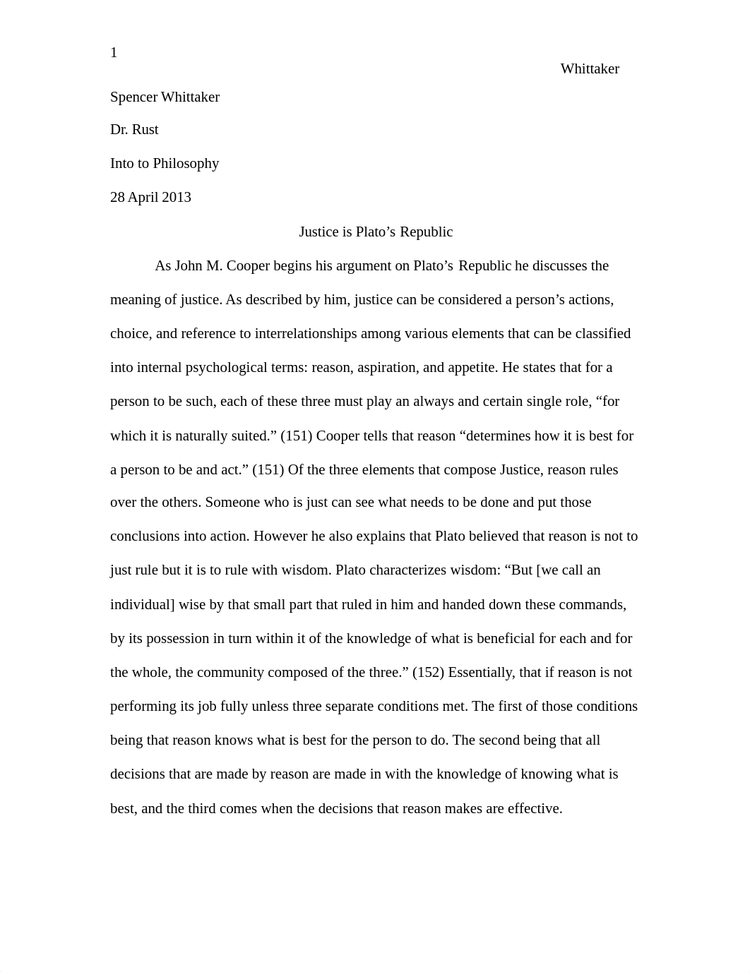 Justice in Plato Essay_dgd5mppdotx_page1