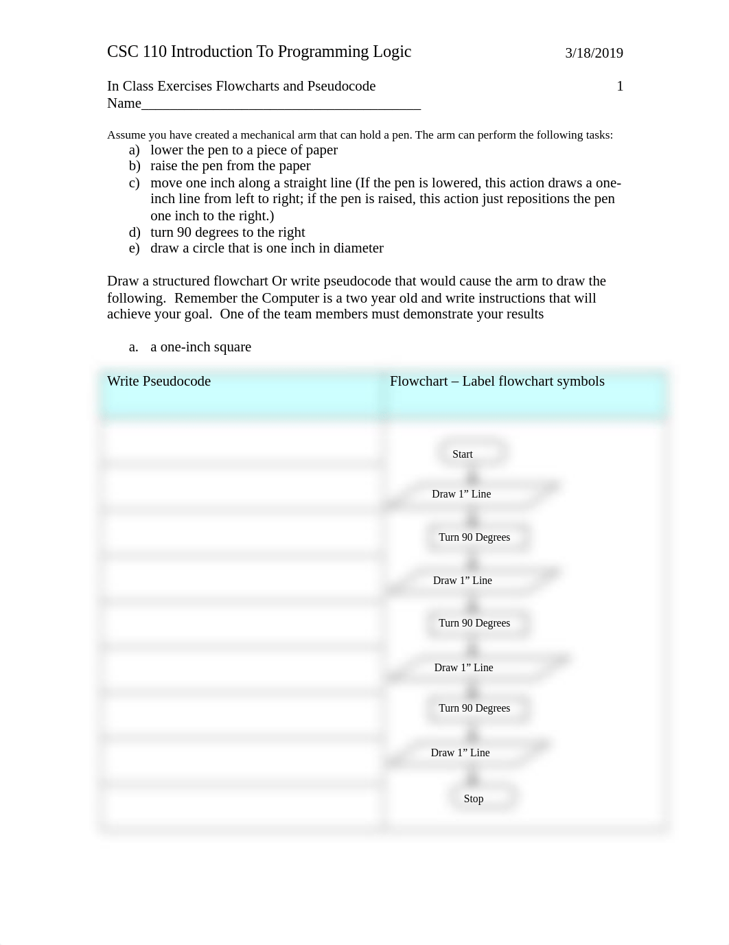 Inclass Flowchart exercises 82803quiz.doc_dgds81x9ryw_page1