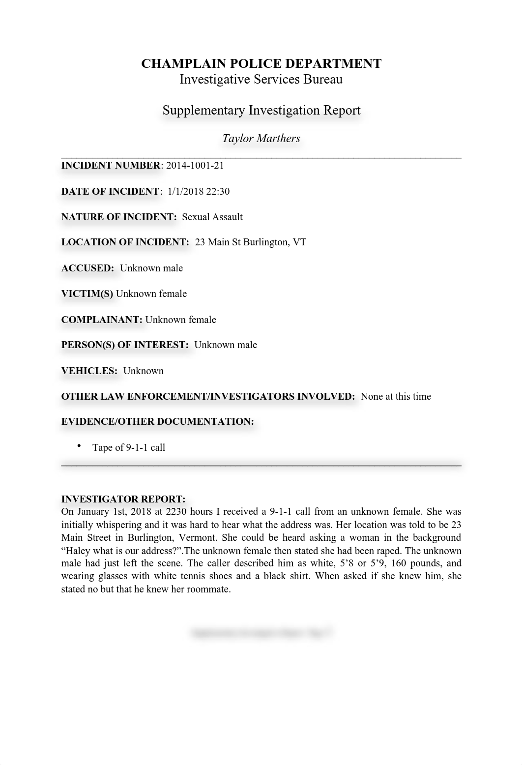 Marthers_Supplementary Investigation Report.pdf_dgdypmi6gsj_page1