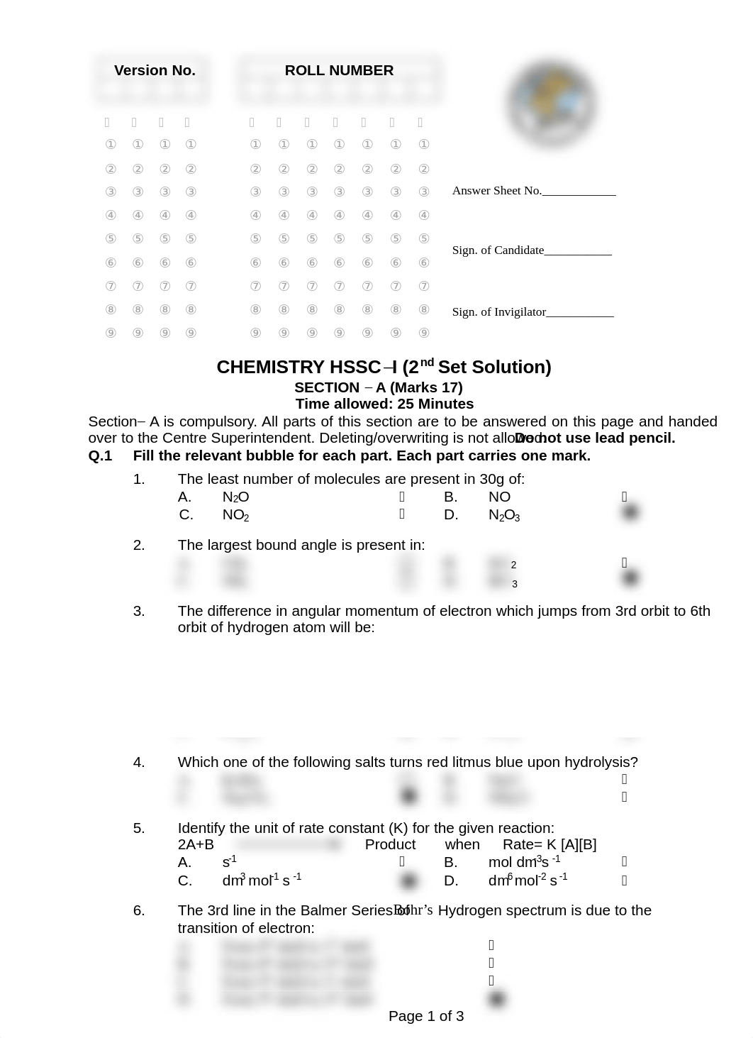 Chemistry HSSC-I Solution of 2nd Set Model Question Paper.pdf_dge2q73a04r_page1