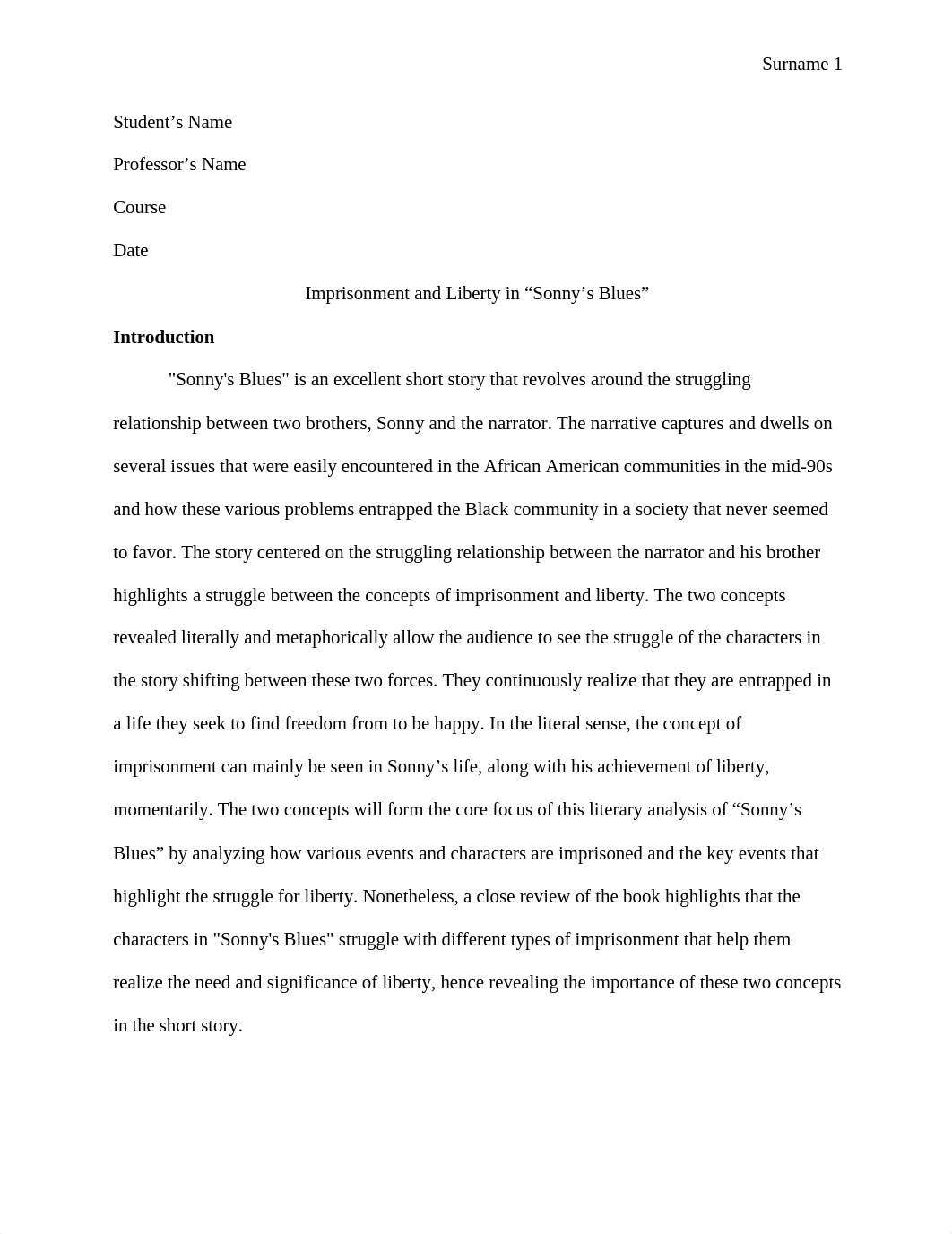 Imprisonment and Liberty in "Sonny's Blues".docx_dge7v5k8atp_page1