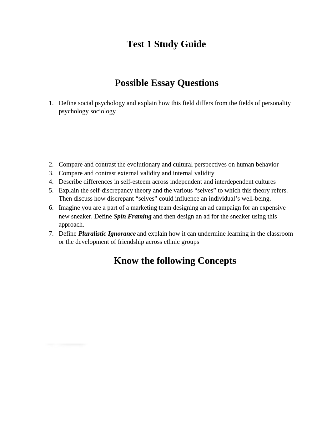 Social psychology Test 1 Study Guide_dgeay1ku8bv_page1