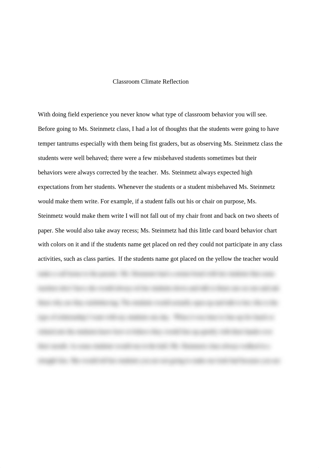 Classroom Climate Reflection_dgebwyz8oym_page1