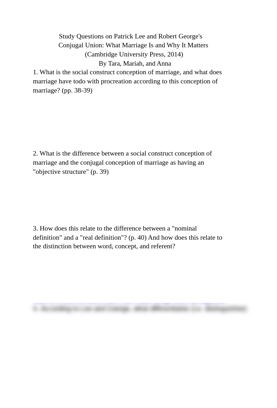 Study Questions on Patrick Lee and Robert George's.docx_dgelqo4z40b_page1