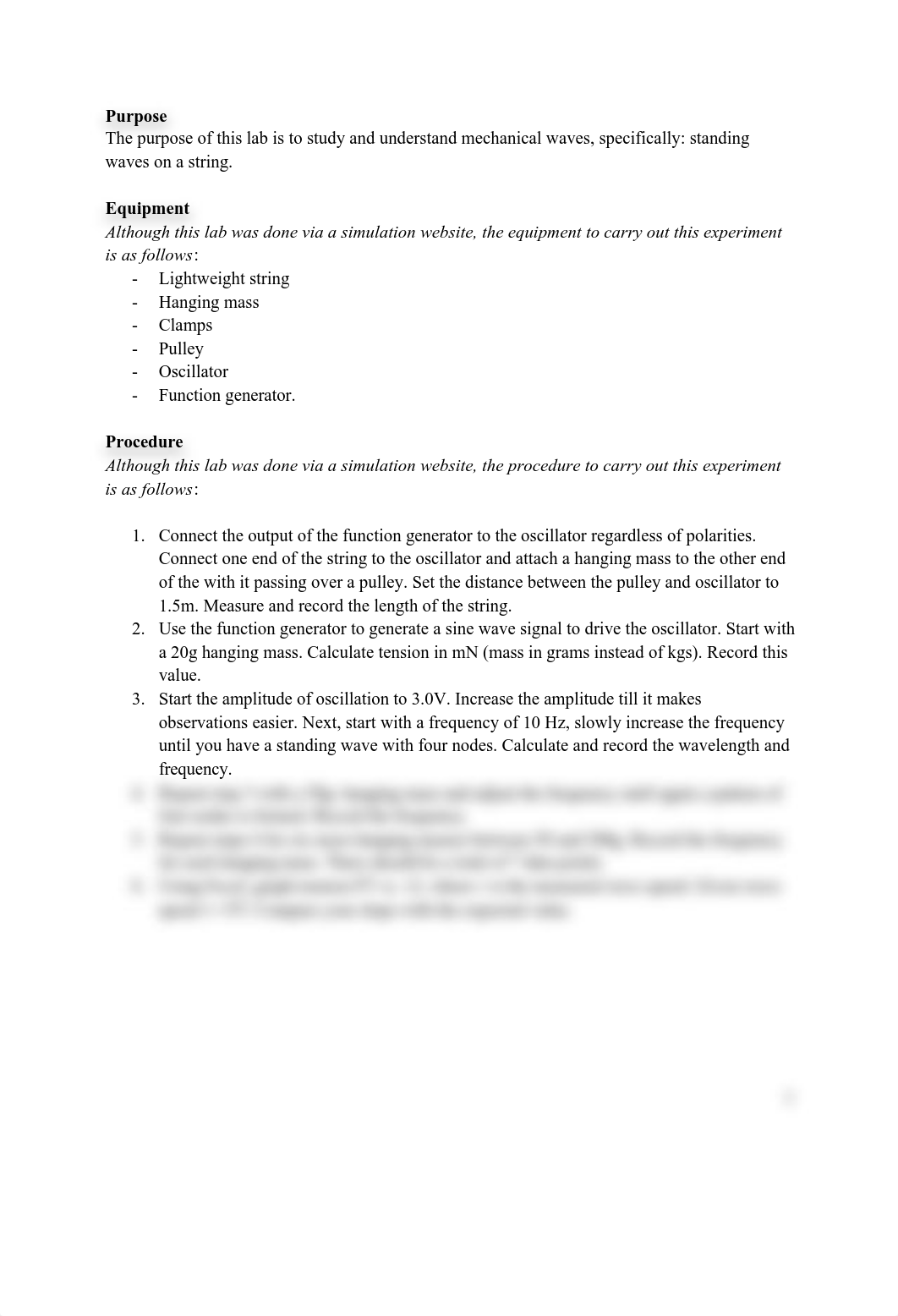 Physics 4C Lab Report 4 Mechanical Waves On A String.pdf_dgetwod4cs2_page2