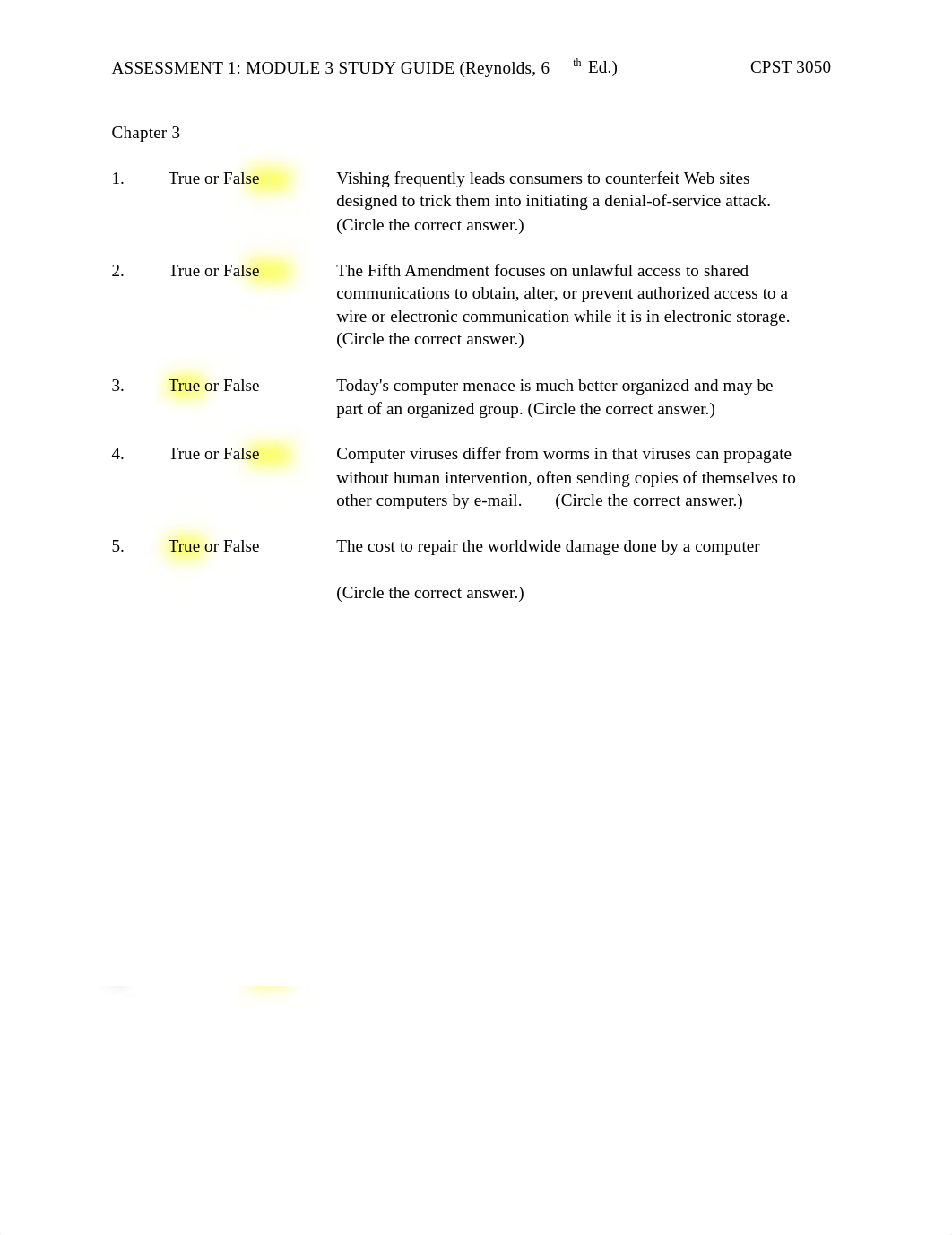 CPST 3050 Module 3 Study Guide 2.pdf_dgewj0zurhq_page1