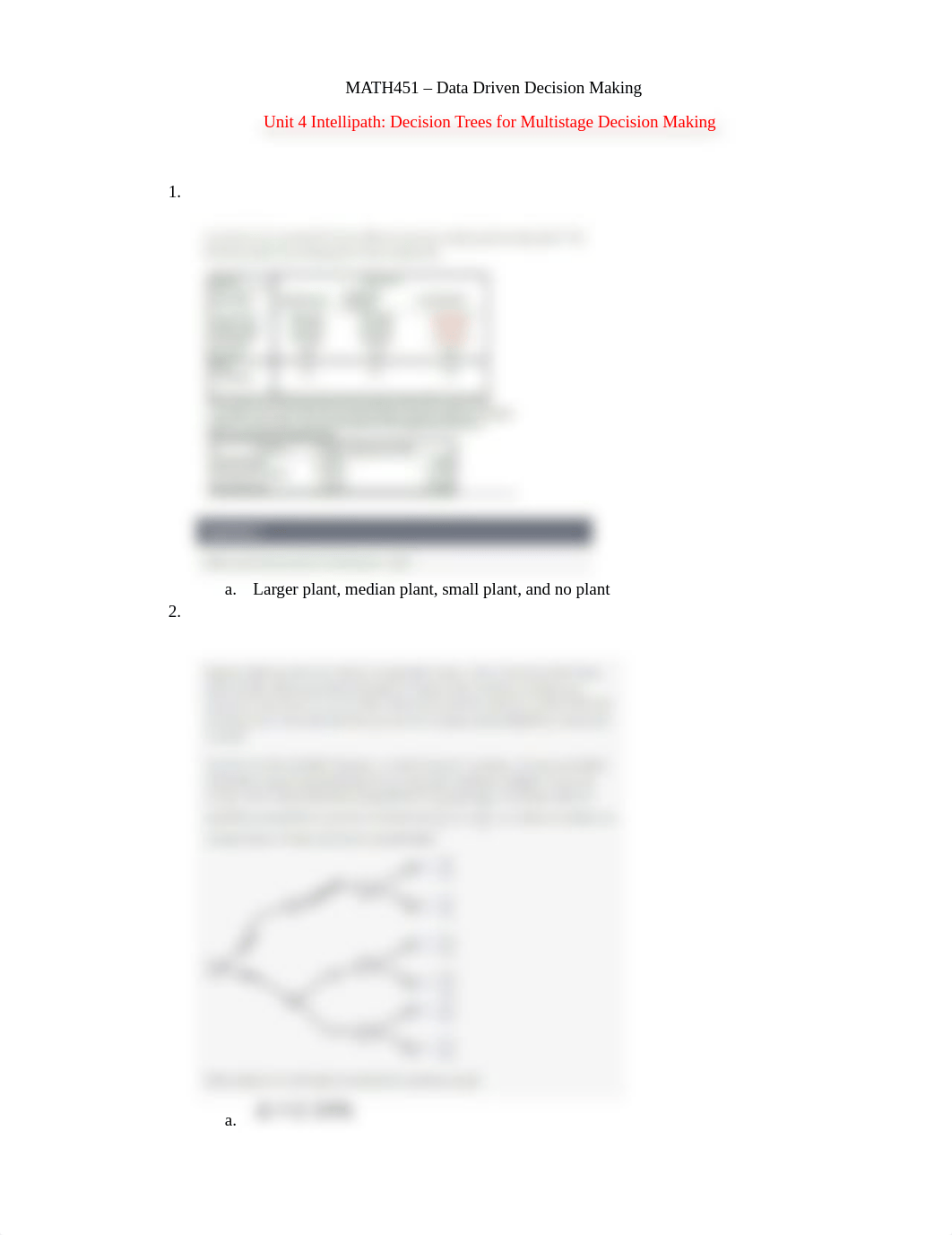 MATH 451 - Unit 4 Intellipath - Decision Trees for Multistage Decision Making.docx_dgewl9dfy9a_page1