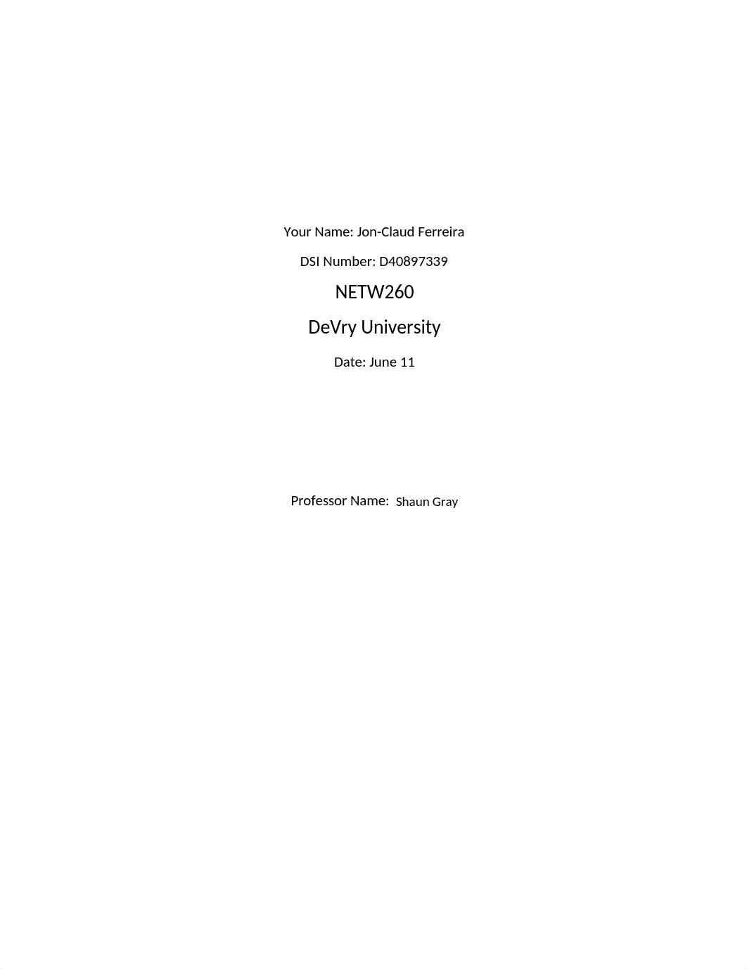 NETW260 Lab Report Week 6 Mod 6 - Jon-Claud Ferreira.docx_dgfmd7x8uly_page1