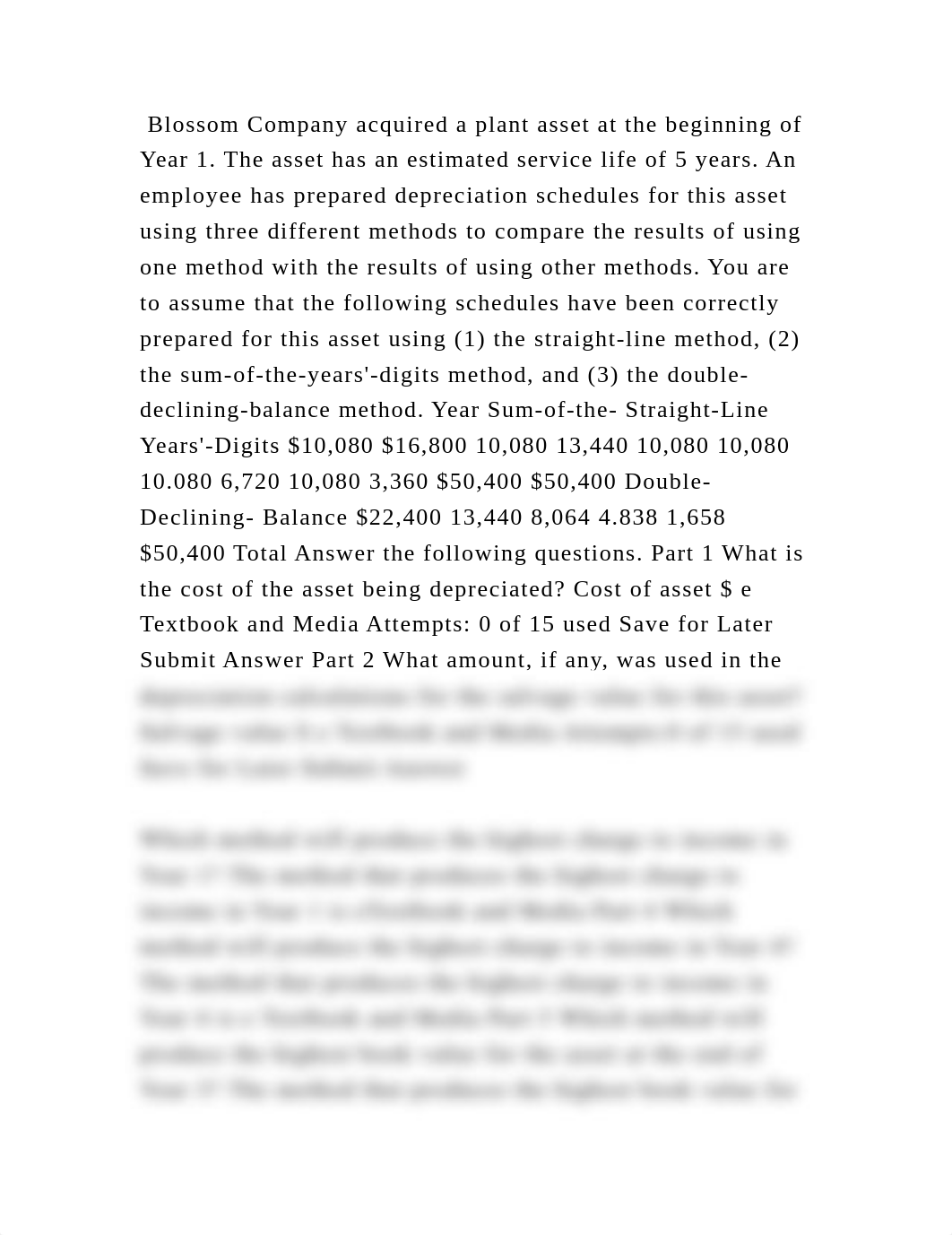 Blossom Company acquired a plant asset at the beginning of Year 1. Th.docx_dgfyqmw3mov_page2