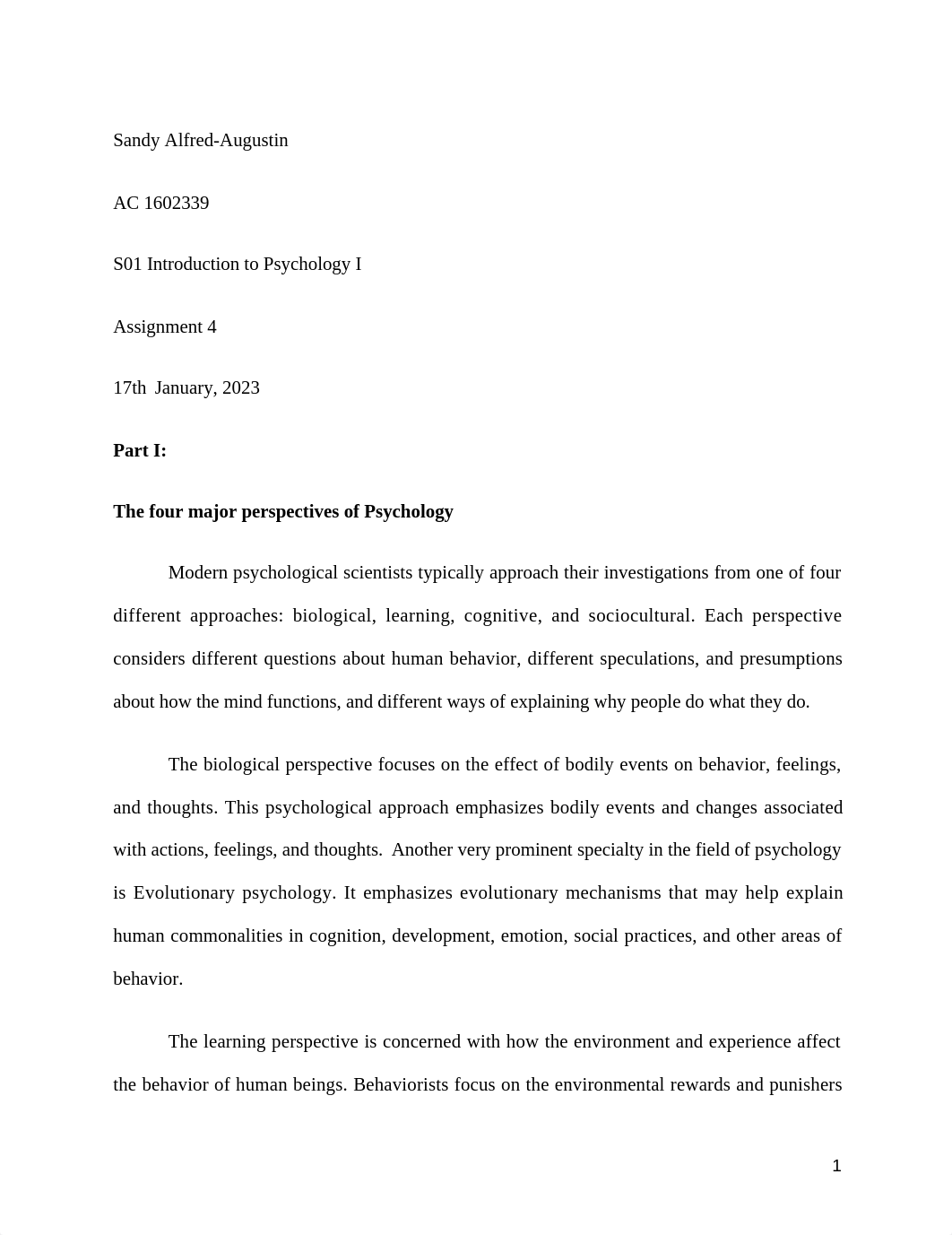 Introduction to Psychology 1 Assignment 4 (4).docx_dgg6x5o7cl1_page1