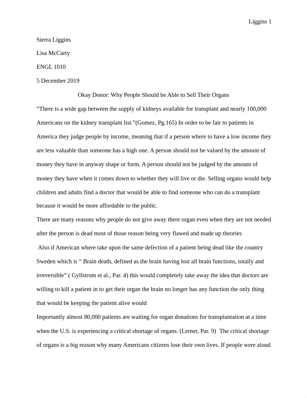 Agumetaion Essay Sierra Liggins.docx_dgglfomsf8k_page1