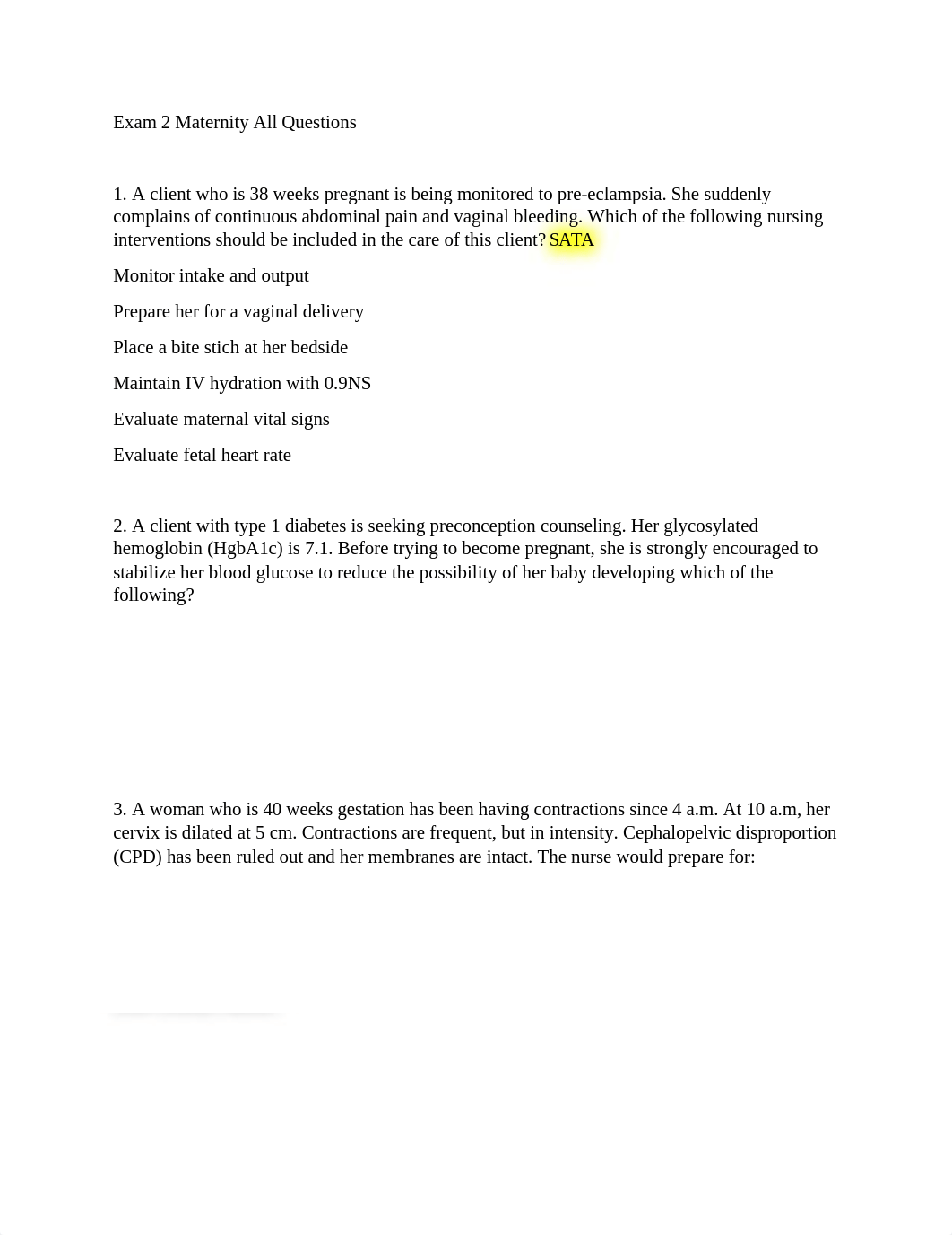 Maternity exam 2 ALL THE QUESTIONS.docx_dggurvwwfg1_page1