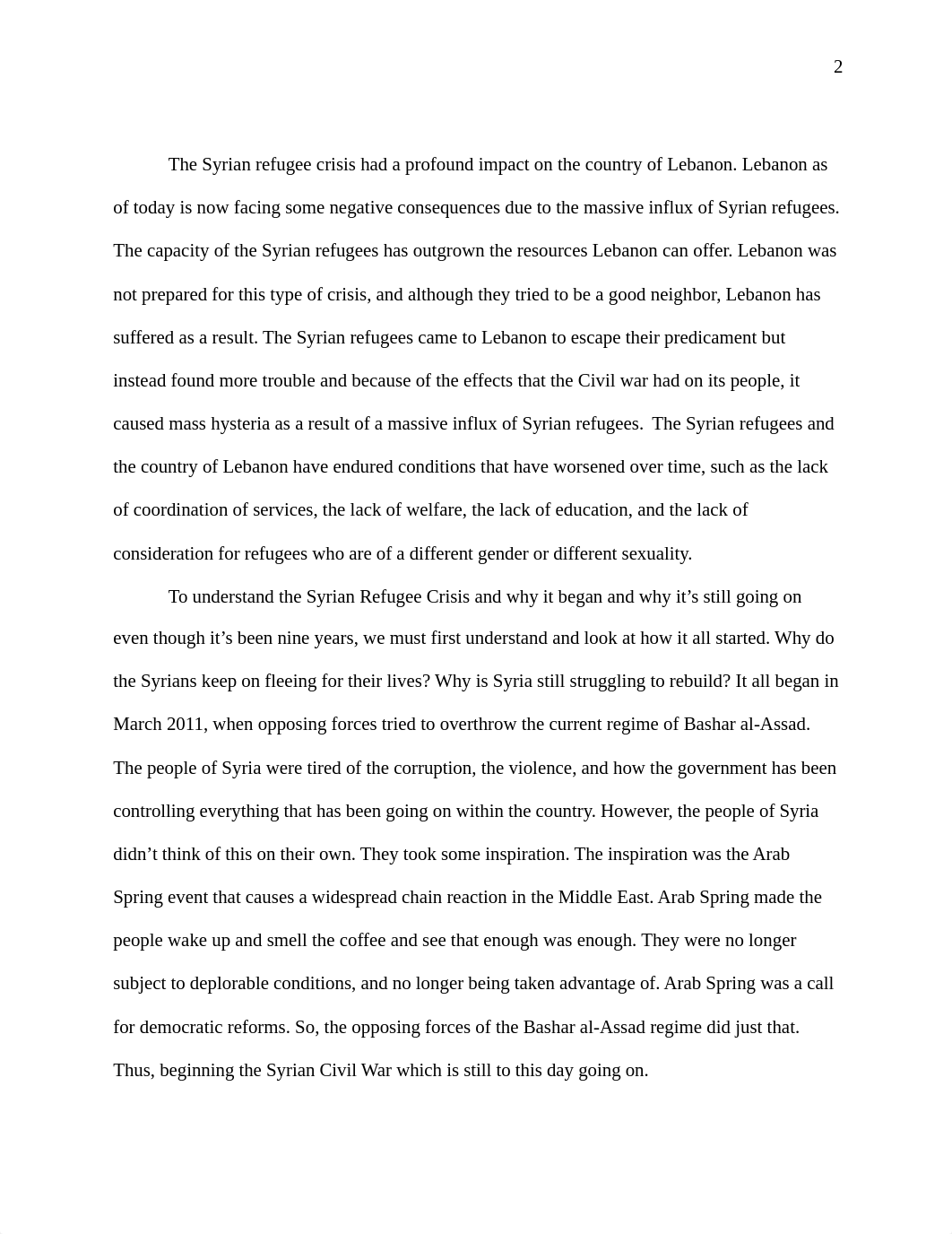 Syrian Refugee Crisis Research Paper  (2).docx_dgh5j3hykro_page2