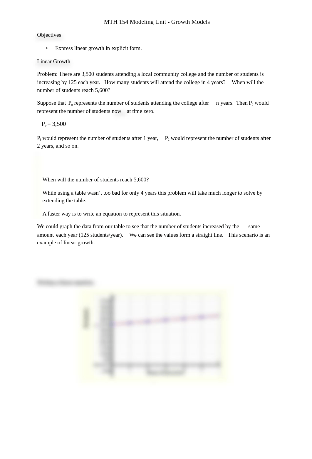 MTH 154 Modeling Unit - Linear Growth Notes (revised).docx_dghjekd6ln3_page1