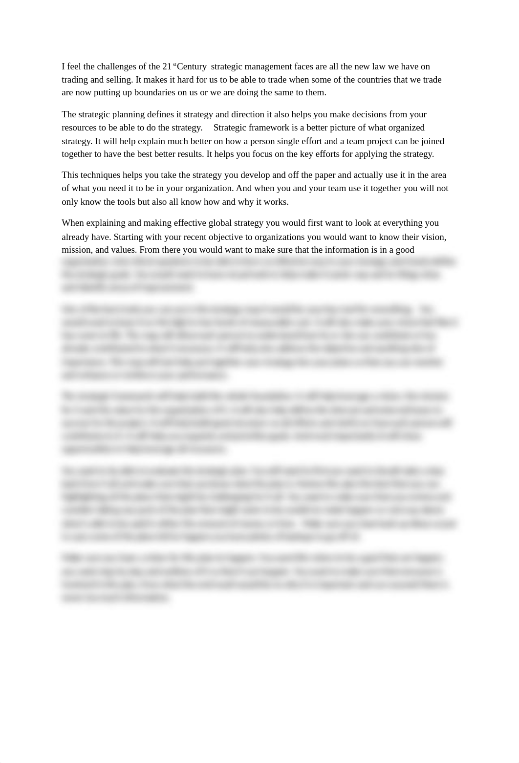 I feel the challenges of the 21stCentury  strategic management faces is all the new law we have on t_dghm78zcpg7_page1