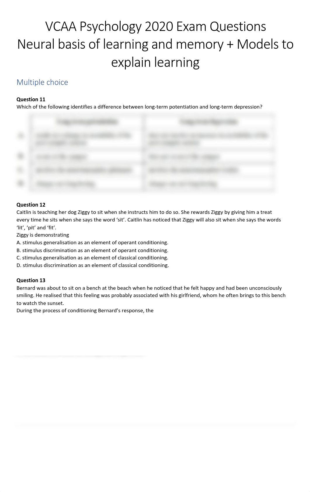 VCAA Psychology 2020 Exam Questions - Neural and Models.pdf_dghpmwydgqn_page1