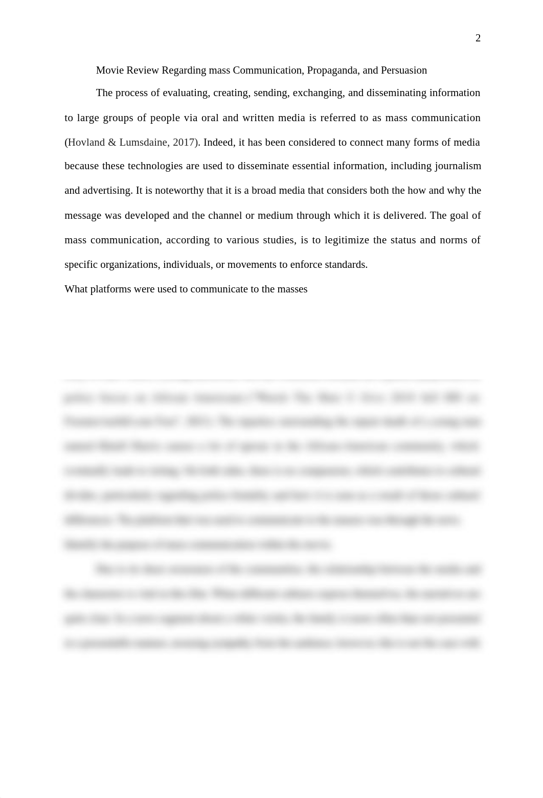 Movie Review Regarding mass Communication, Propaganda, And Persuasion.docx_dghztswfzy4_page2