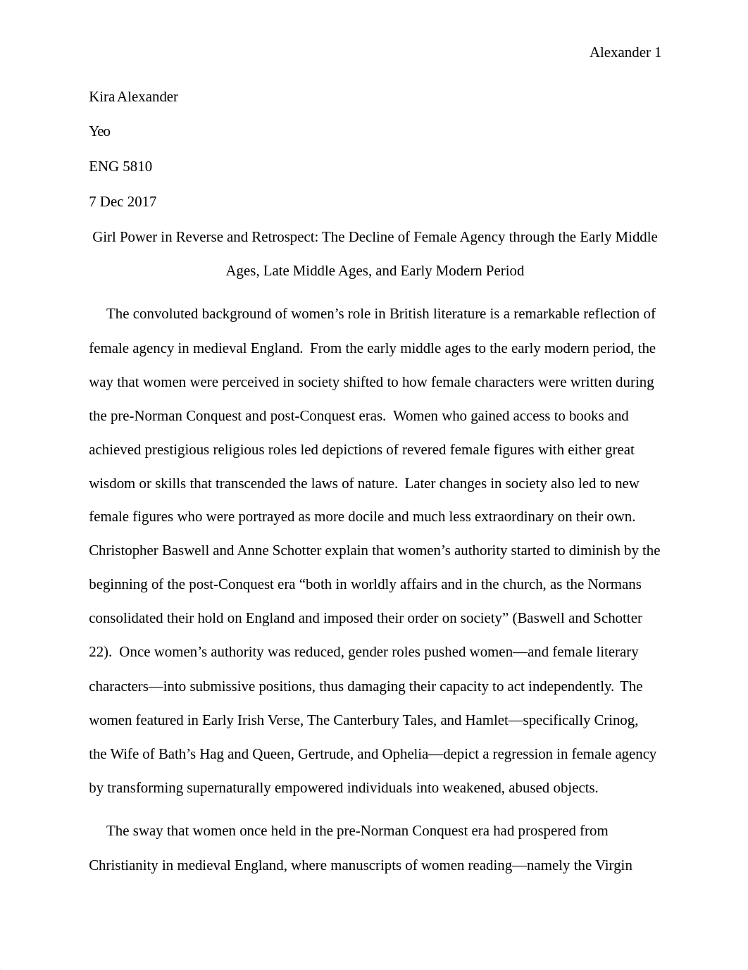 Girl Power in Reverse and Retrospect: The Decline of Female Agency through the Early Middle Ages, La_dgi2o3tvaog_page1