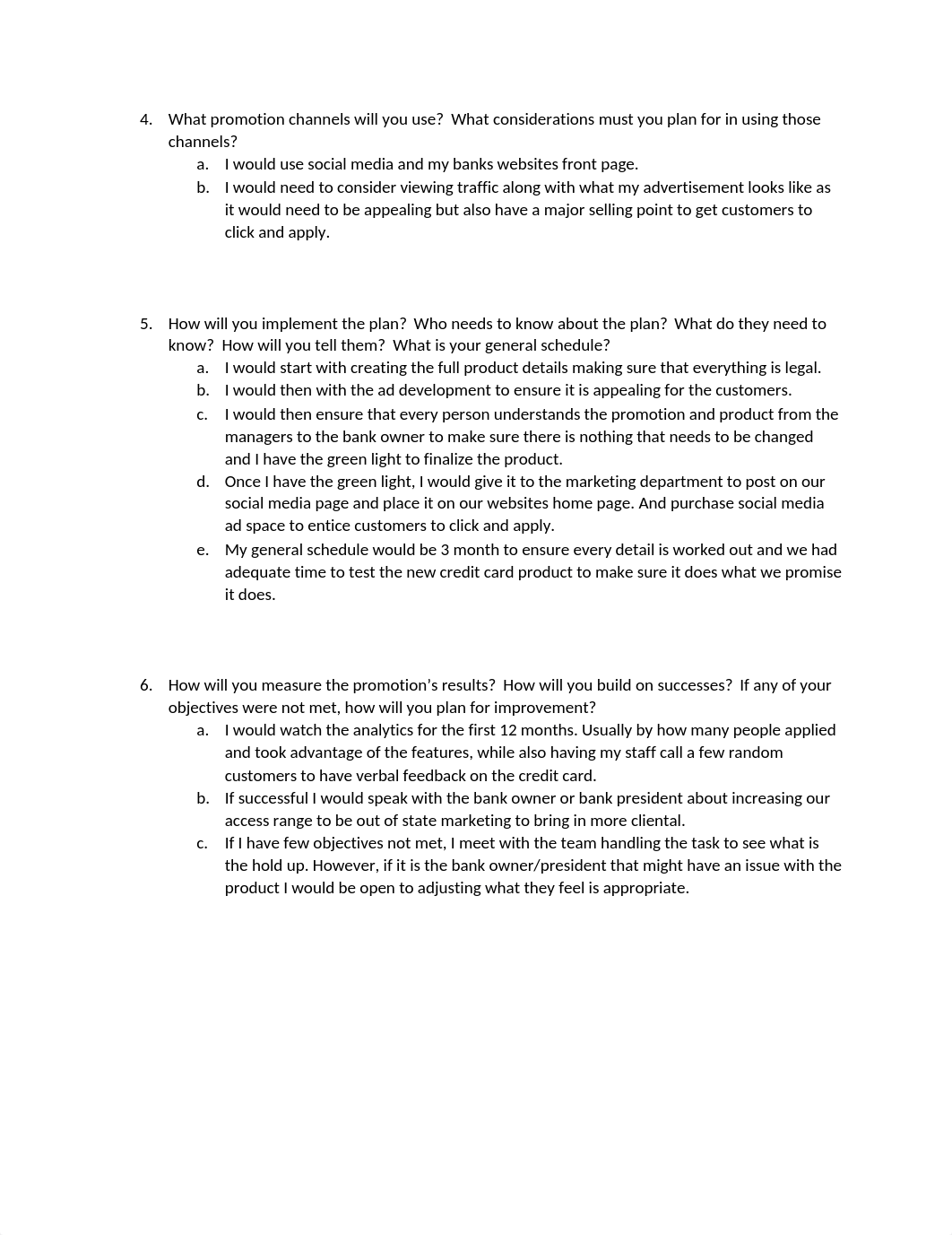 Credit Procedures - Week 8 - Marketing Plan Assignment.docx_dgi3tpb684v_page2