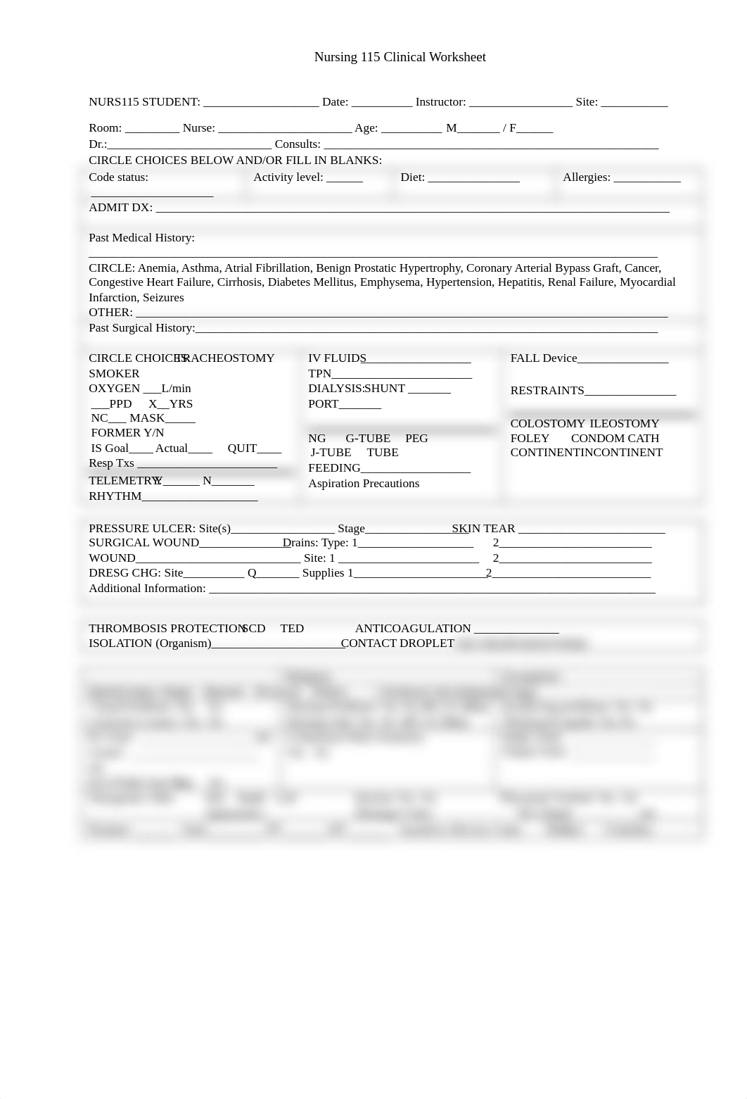 Nursing 115 Clinical Worksheet(1).docx_dgi8qkwca56_page1