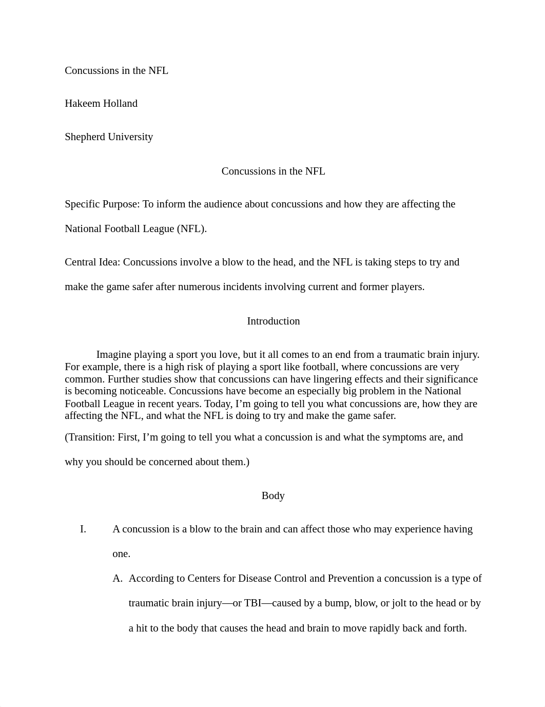 Concussions in the NFL Informative Speech Hakeem Holland.docx_dgjiz4ku4wv_page1