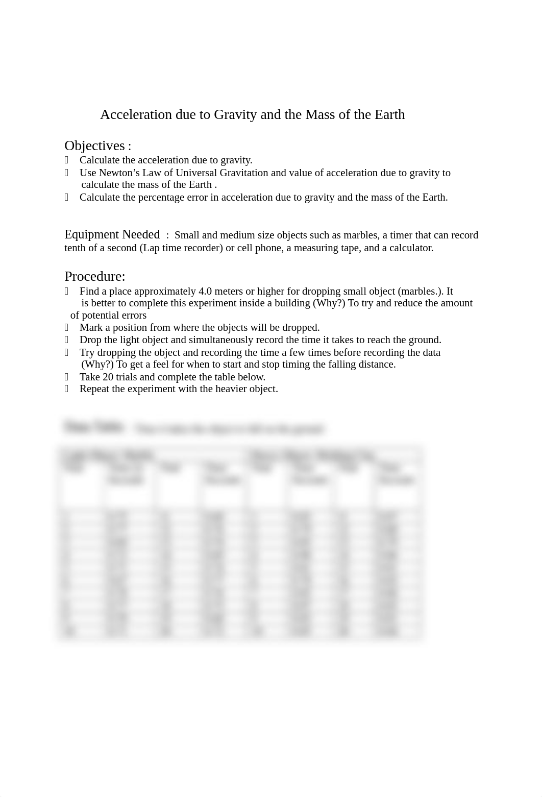 Acceleration due to gravity Lab Report.doc_dgjqpl5mvdu_page1