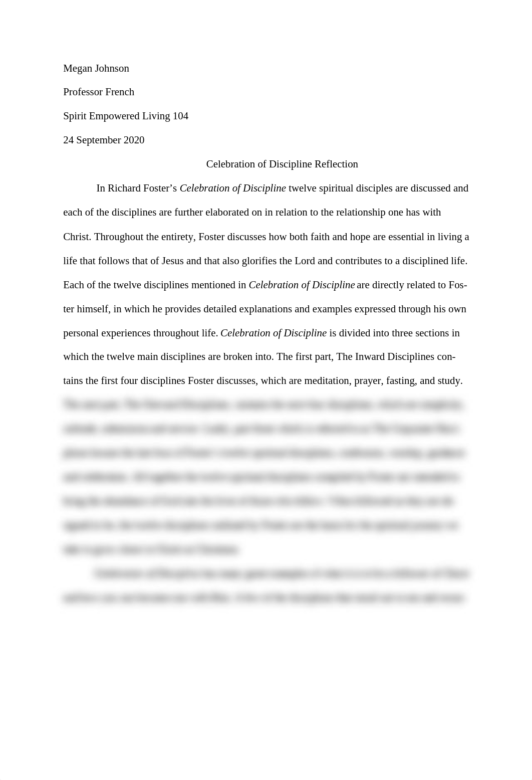 Celebration of discipline reflection.docx_dgjwp7keeox_page1