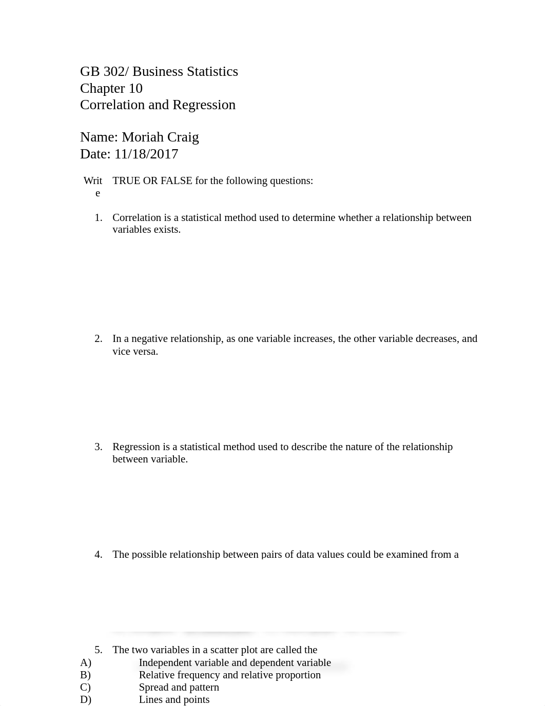 M Craig GB 302 Exam Chapter 10 --NOV CLASS.doc_dgjws0z1g8h_page1