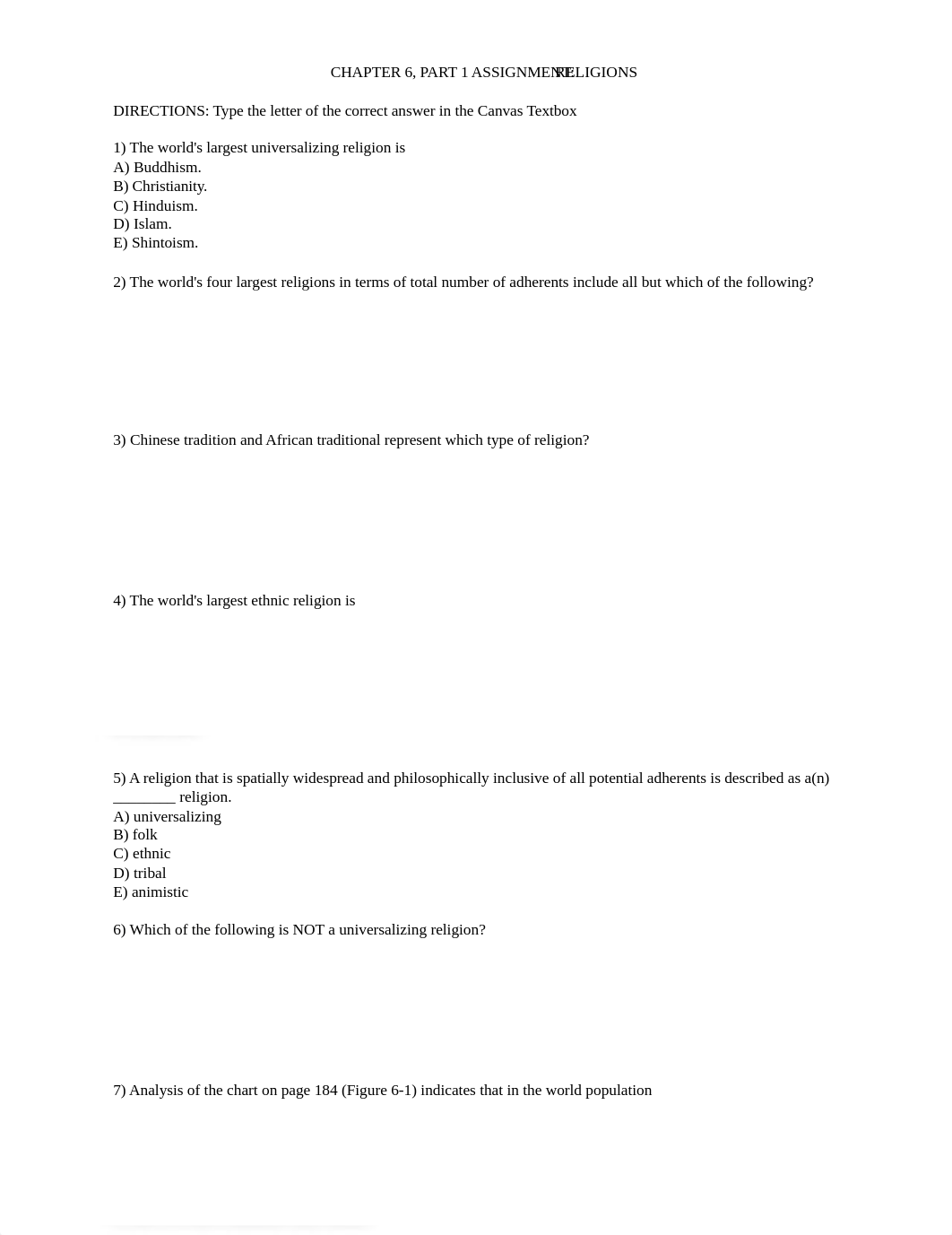 Chapter 6, Part 1 MC WS; Religions; 12th ed..docx_dgjxv93nlhm_page1
