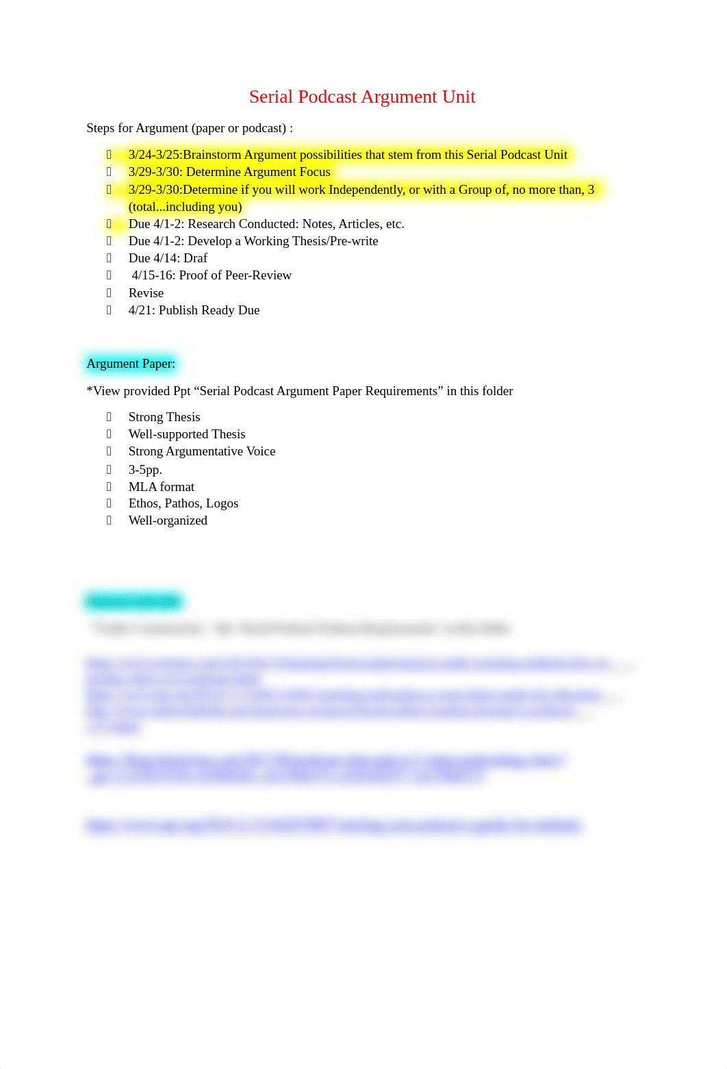 Serial Podcast Argument Unit FINAL ASSESSMENT DOC.docx_dgjzasym3nz_page1