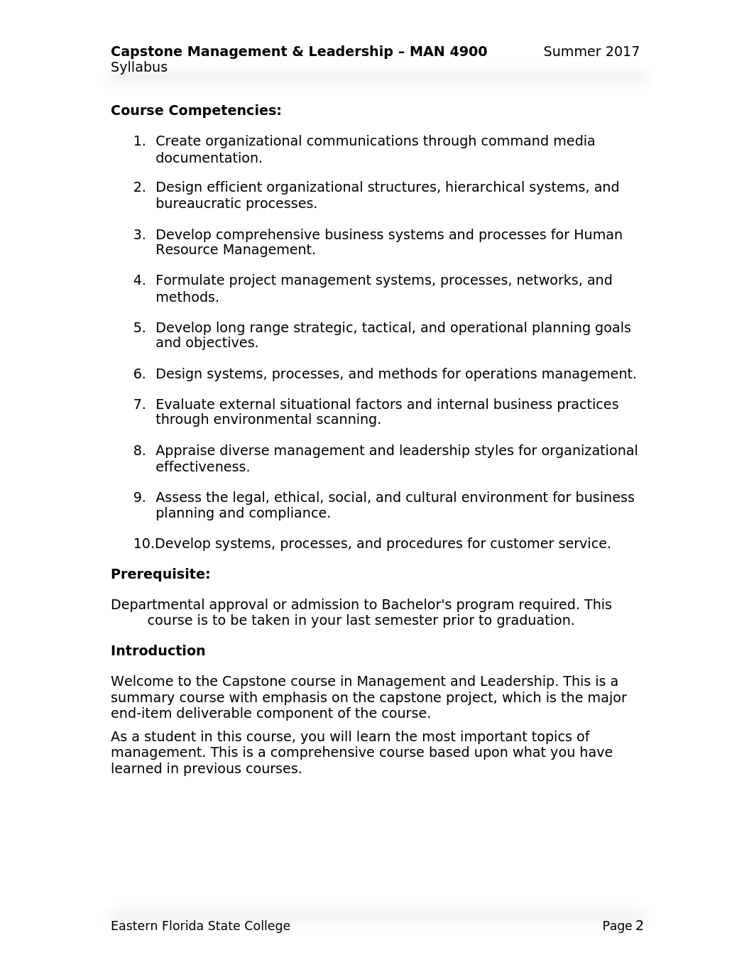 MAN 4900 Summer Syllabus_dgkcpd0169z_page2