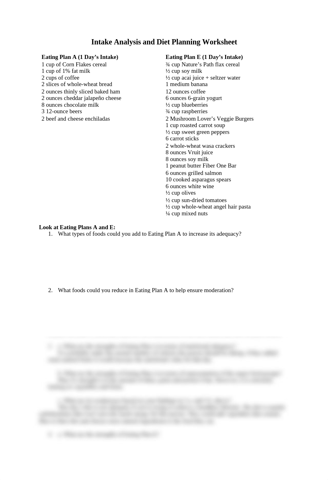 Intake Analysis and Diet Planning Worksheet.docx_dgktwnhh812_page1