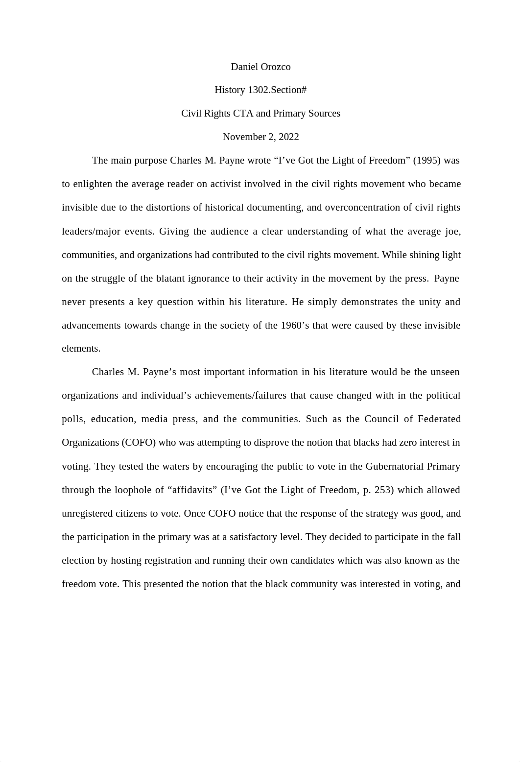 Daniel Orozco Civil Rights CTA Writing Assignment.docx_dglg9kyss1j_page1